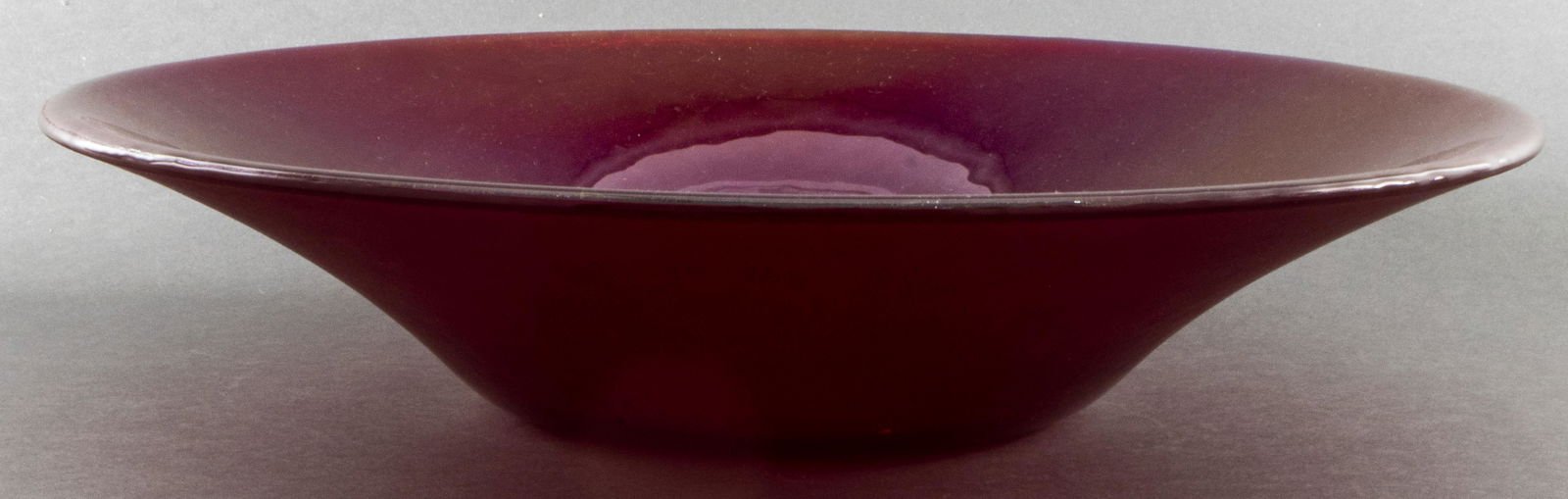 Iridescent Ruby Red  Art Glass Bowl (1 of 4)
