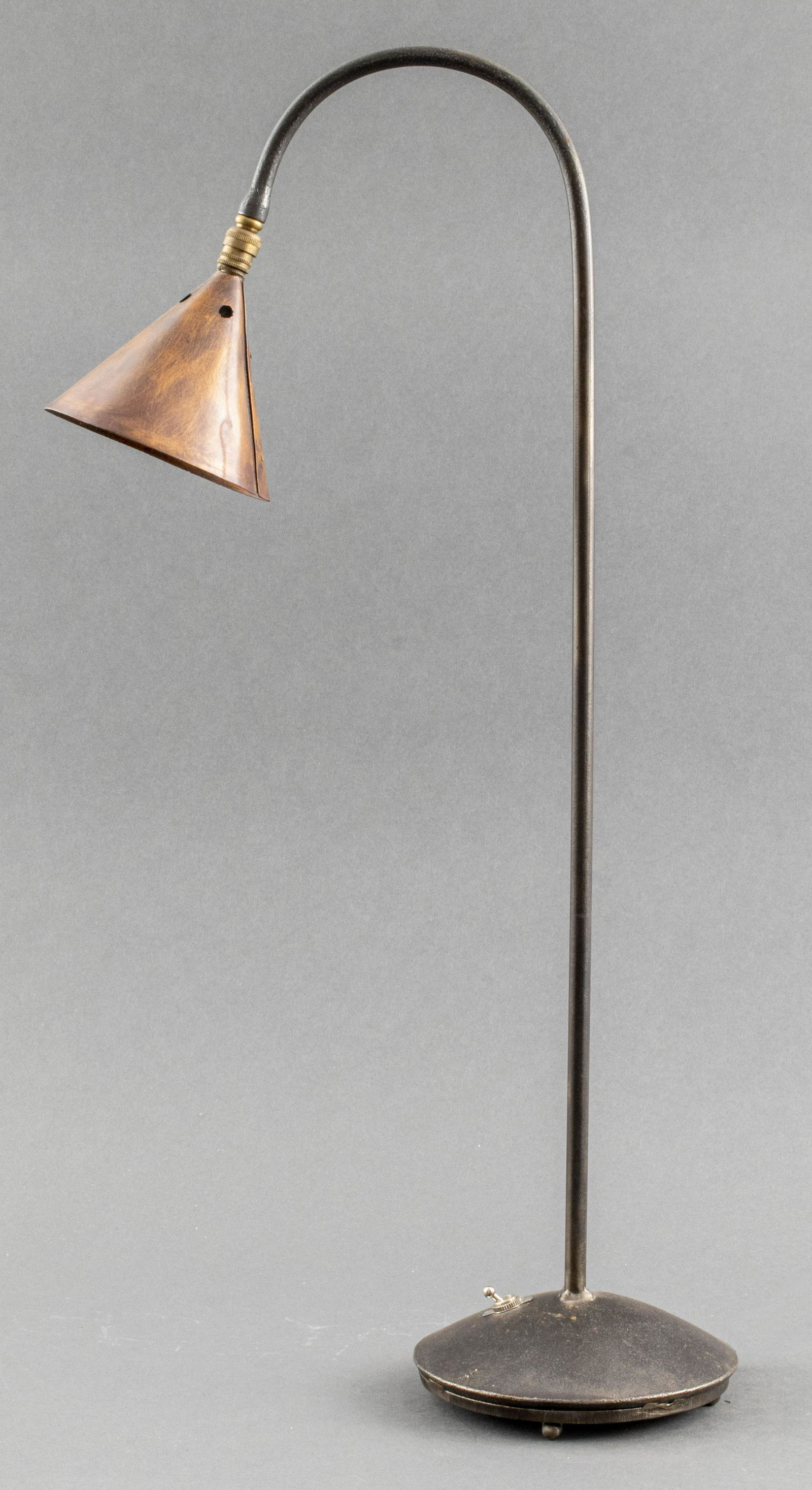Metal Table Lamp with Copper Shade (1 of 9)
