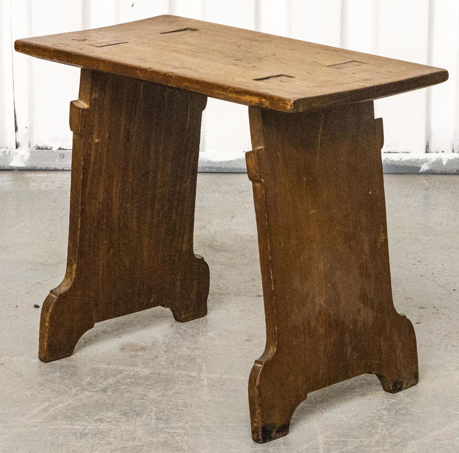 Baroque Style Walnut Stool (1 of 6)