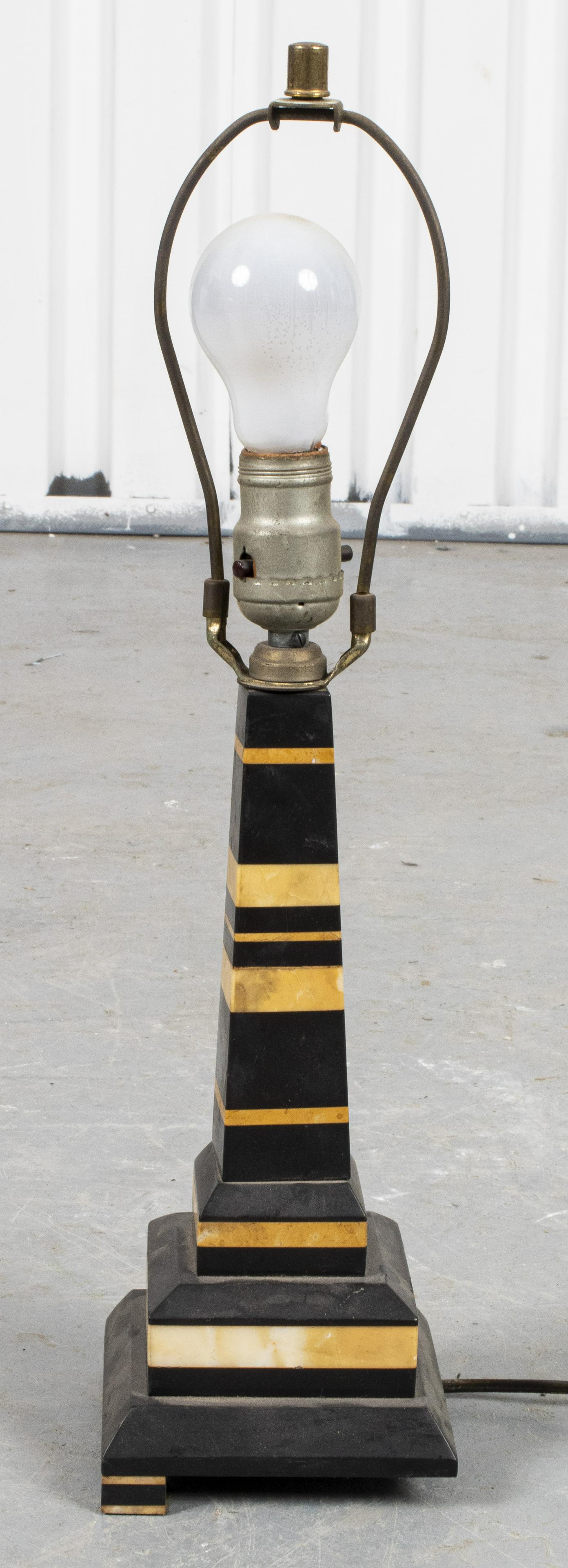 Modern Marble Obelisk Lamp (1 of 5)