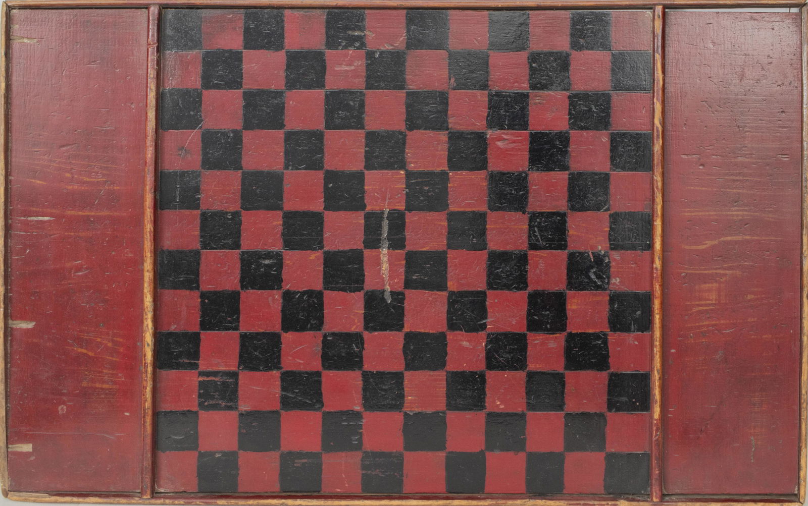 Americana Painted Wooden Checkerboard Tabletop (1 of 2)