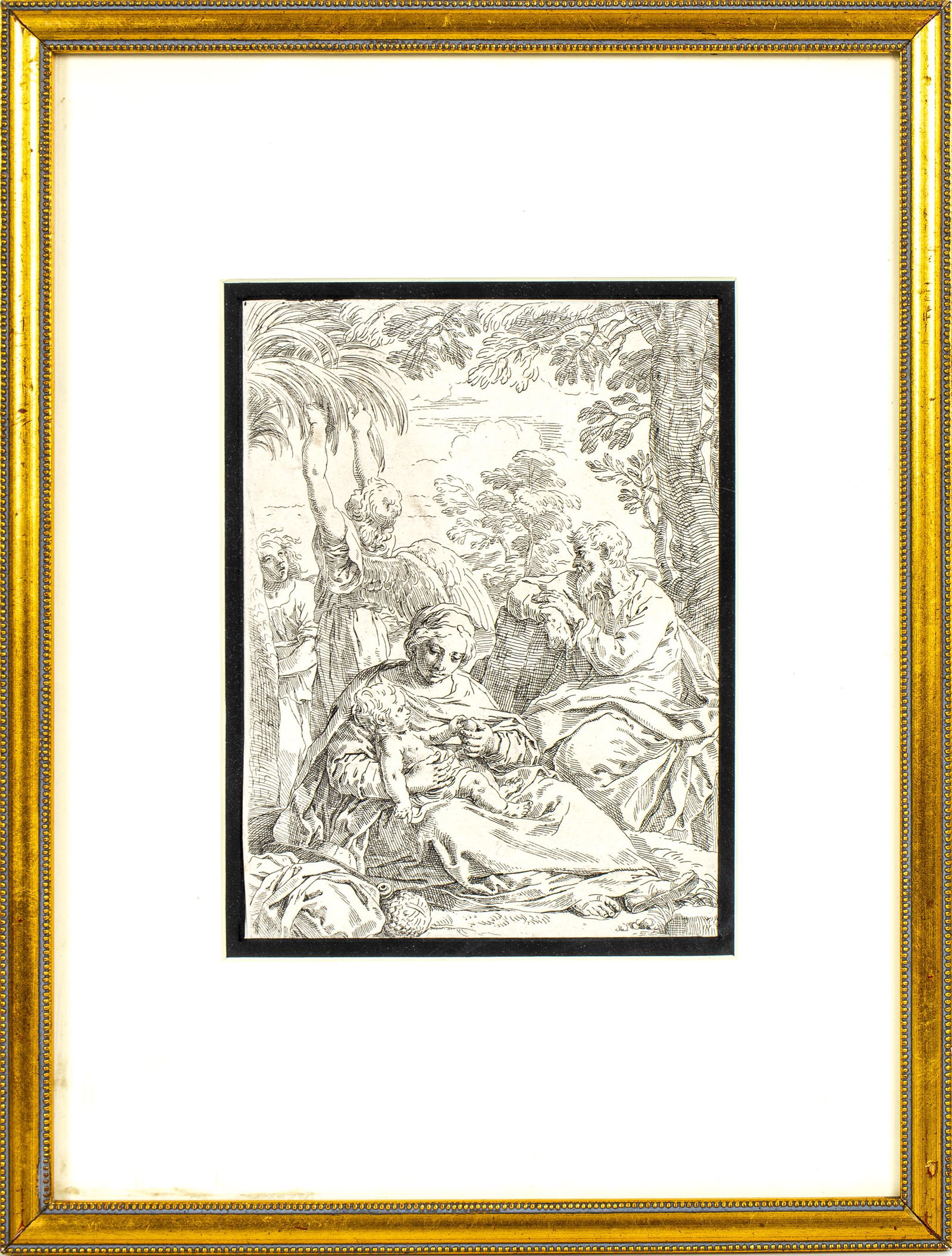 Simone Castarini "Flight into Egypt" Etching (1 of 4)