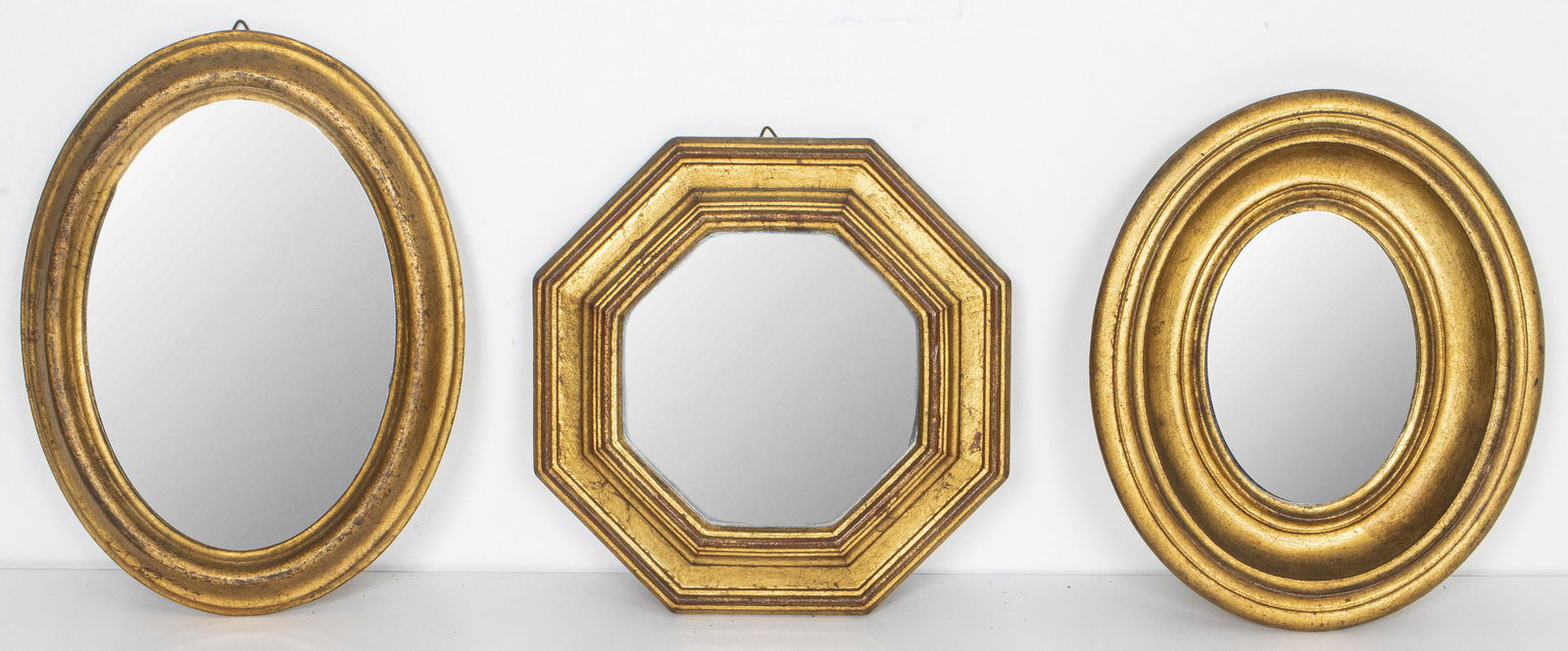 Italian Giltwood Mirror Trio (1 of 3)