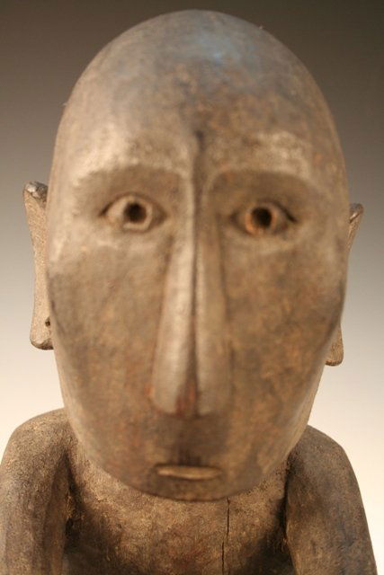 Seated Wood Bulul Figure 19th C. Philippines - 6