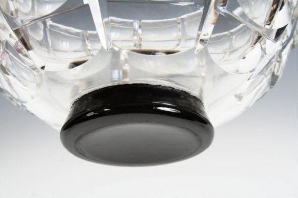 Orrefors Signed Cut-Glass Bowl c. 1930 - 2