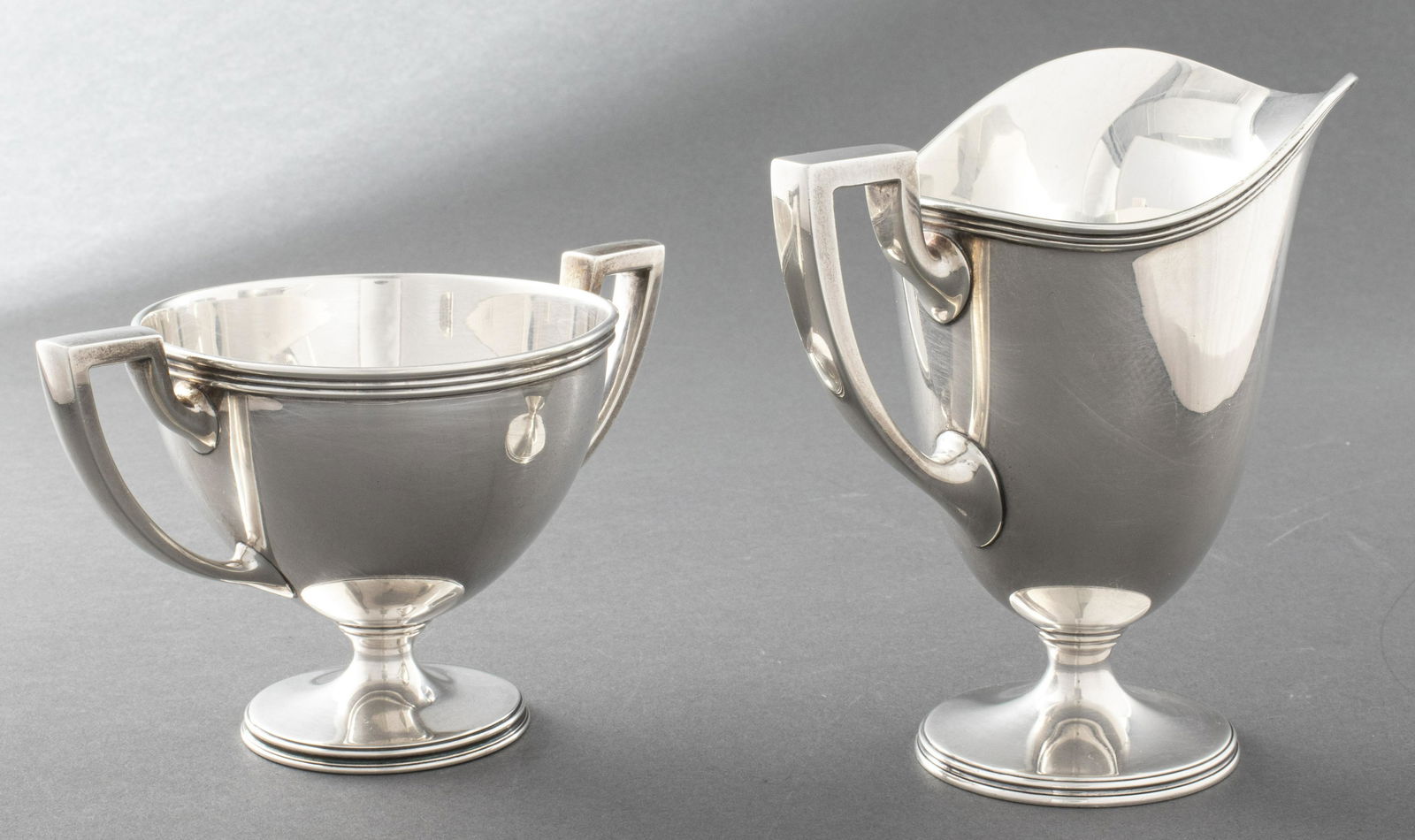Tiffany & Co. Silver Cream Pitcher & Sugar Bowl (1 of 6)