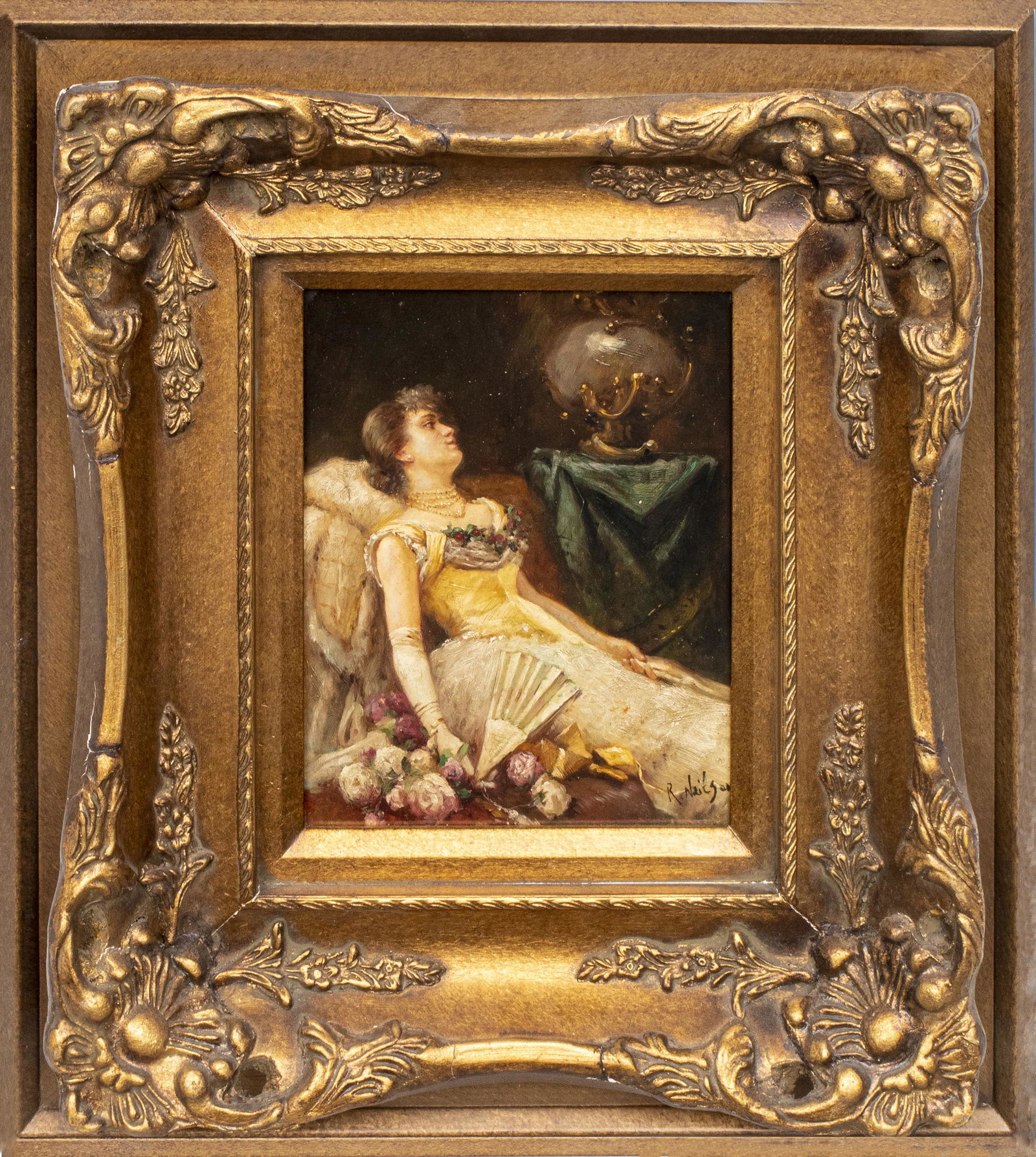 Raymond Neilson "Portrait of a Lady" Oil on Panel (1 of 7)