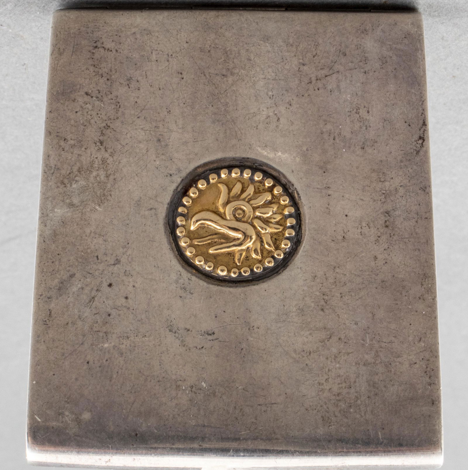 William Spratling Silver & 18K Gold Card Holder (1 of 7)