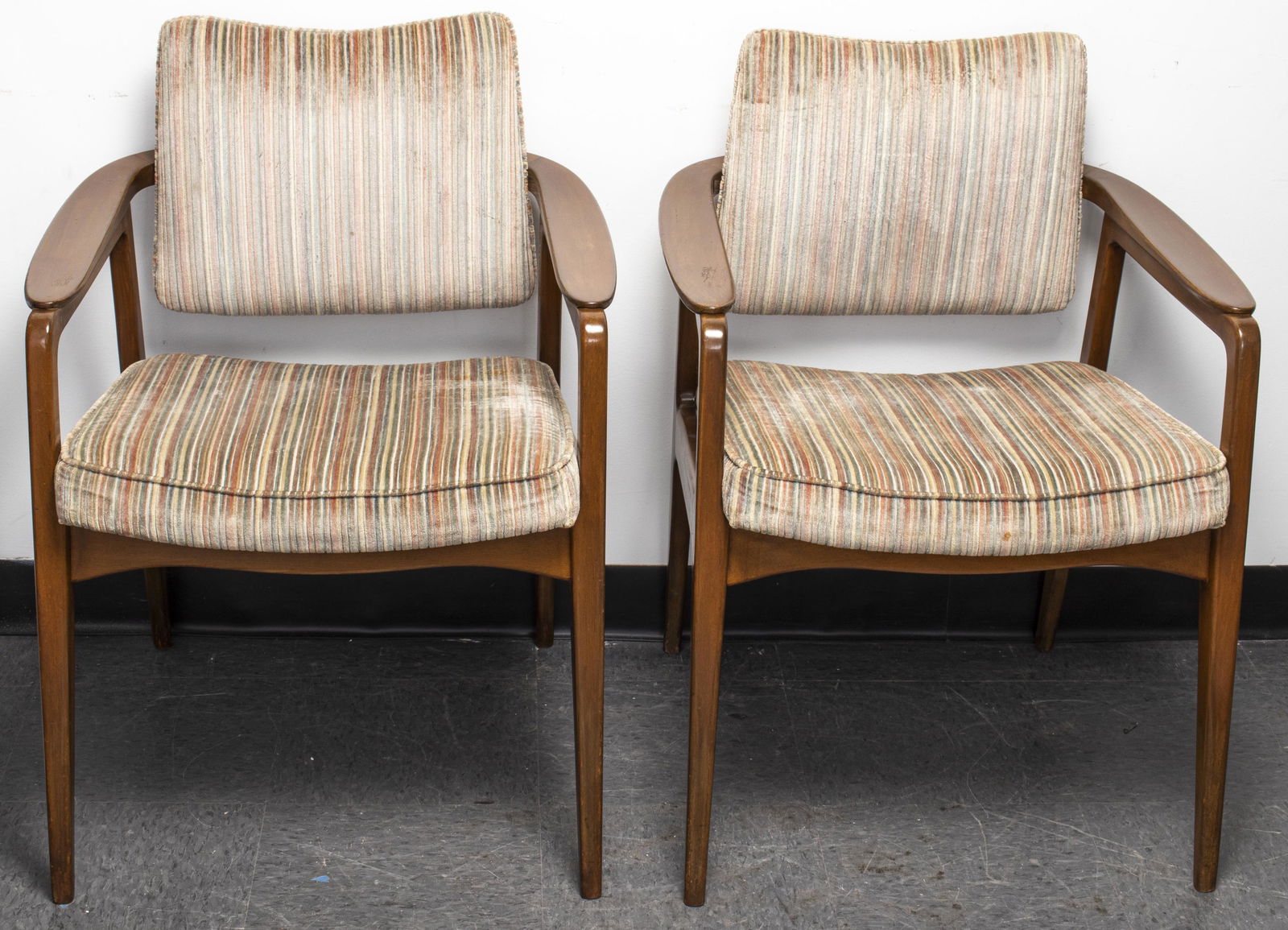 Sigvard Bernadotte John Stuart Teak Chairs, Pair (1 of 7)