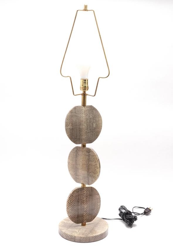 R&Y Augousti Snakeskin Table Lamp (1 of 5)