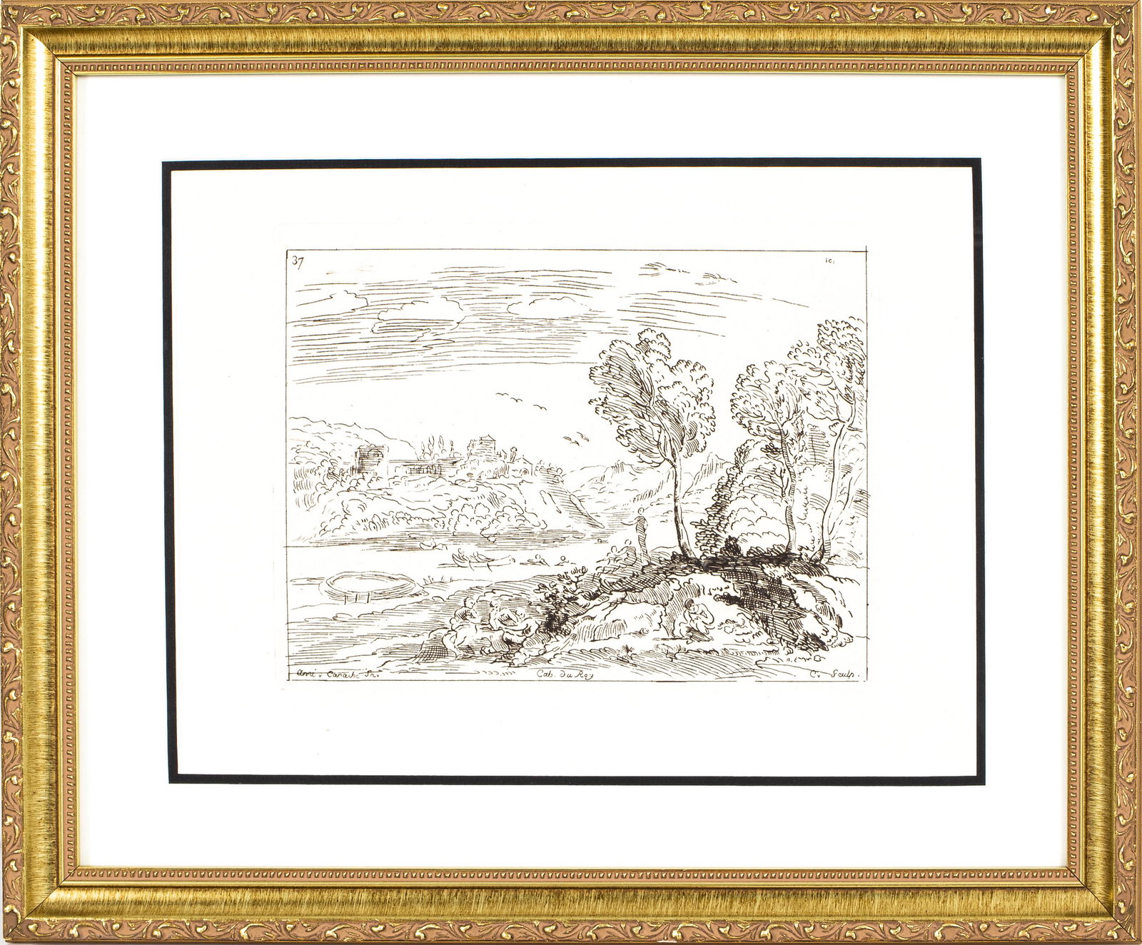 After Carracci Cabinet du Roy Louvre Chalcographie (1 of 8)