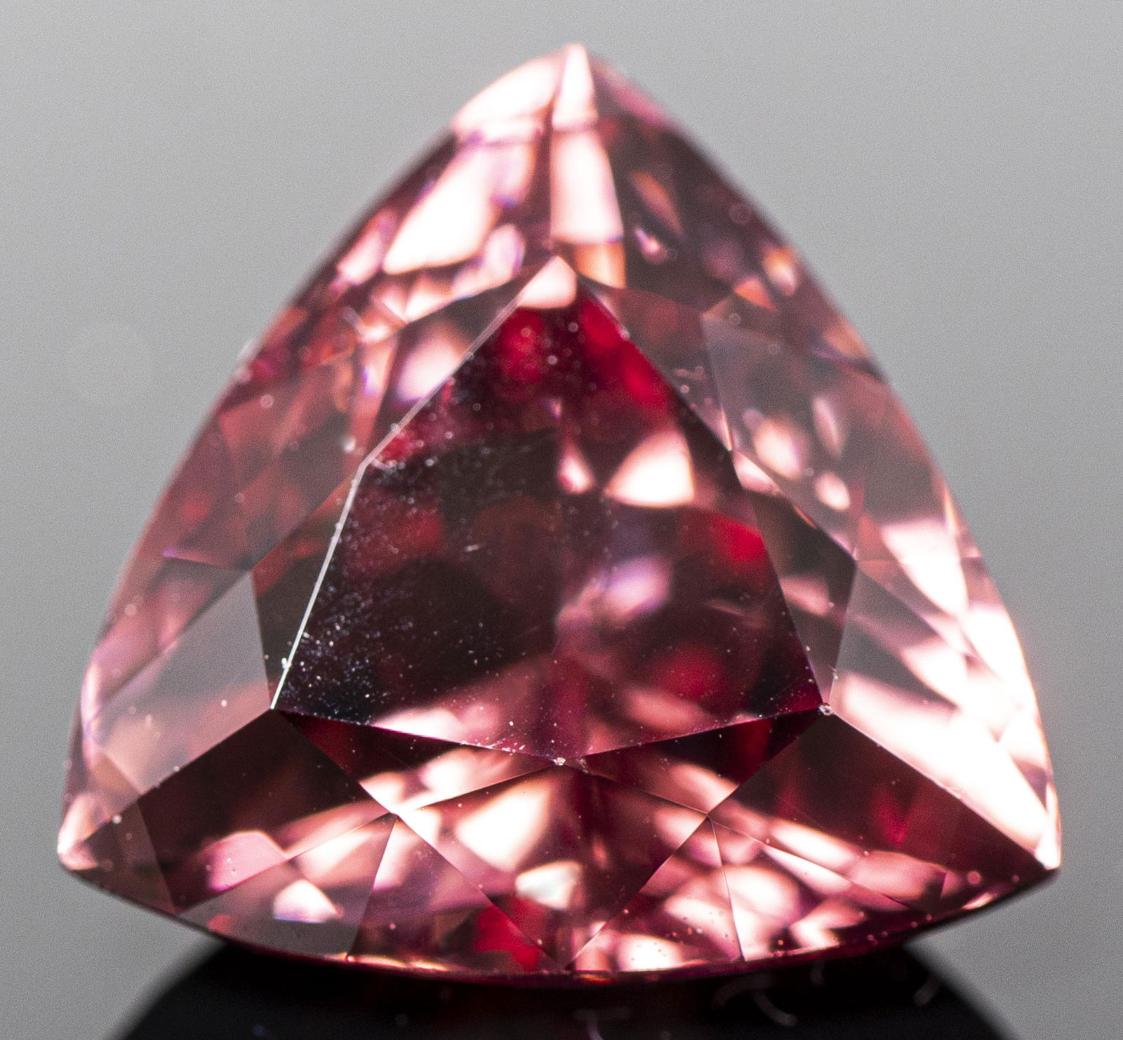 4.87 Ct. Loose Trillion-Cut Tanzanian Rose Zircon (1 of 2)