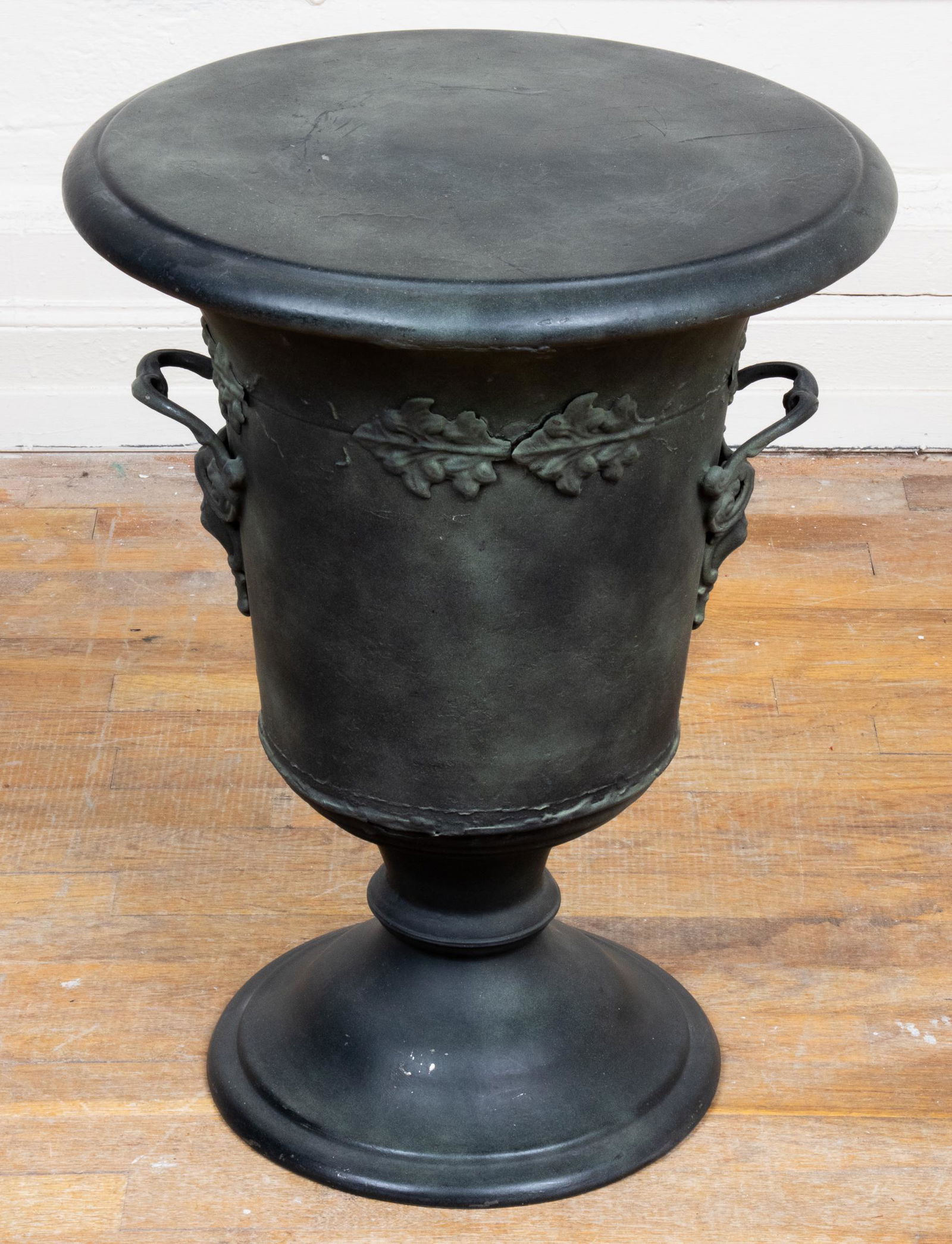 Neoclassical Style Mixed Metal Covered Urn (1 of 8)