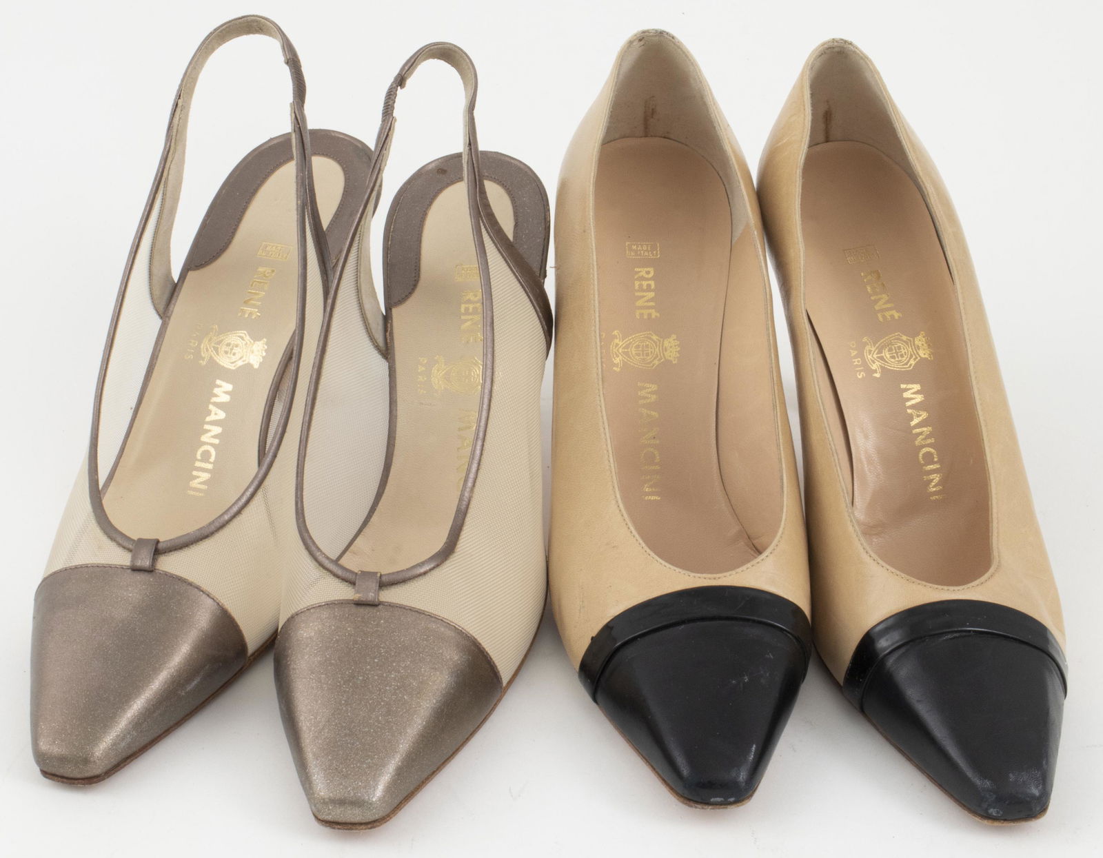 Rene Mancini Paris Woman's Shoes, 2 Pair (1 of 4)