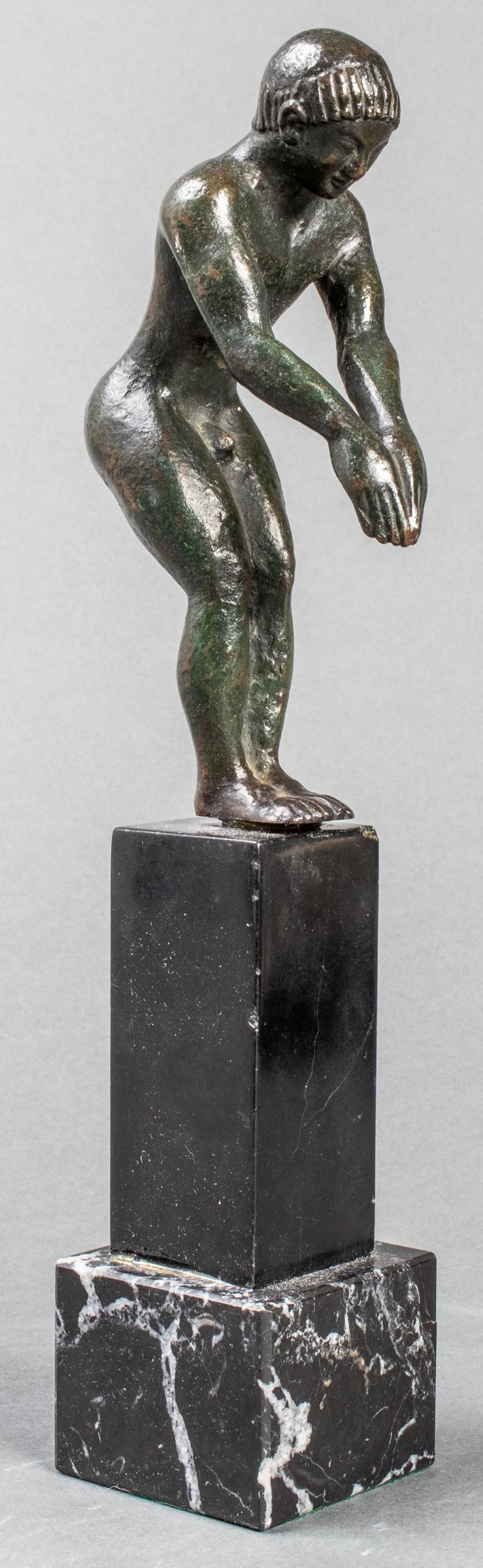 Grand Tour Etruscan Bronze Diving Figure (1 of 10)