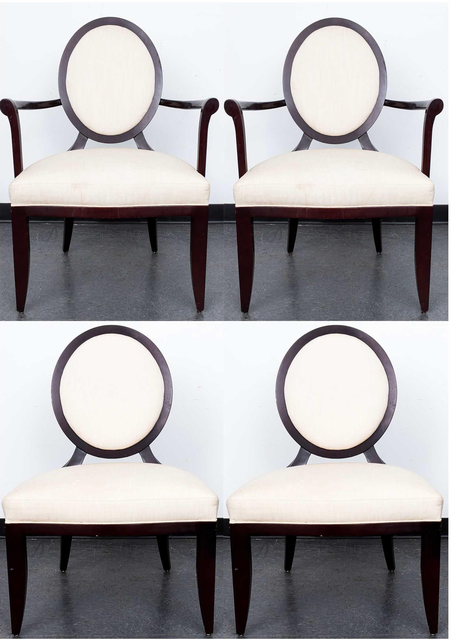 Barbara Barry for Baker Dining Chairs, Set of 4 (1 of 16)