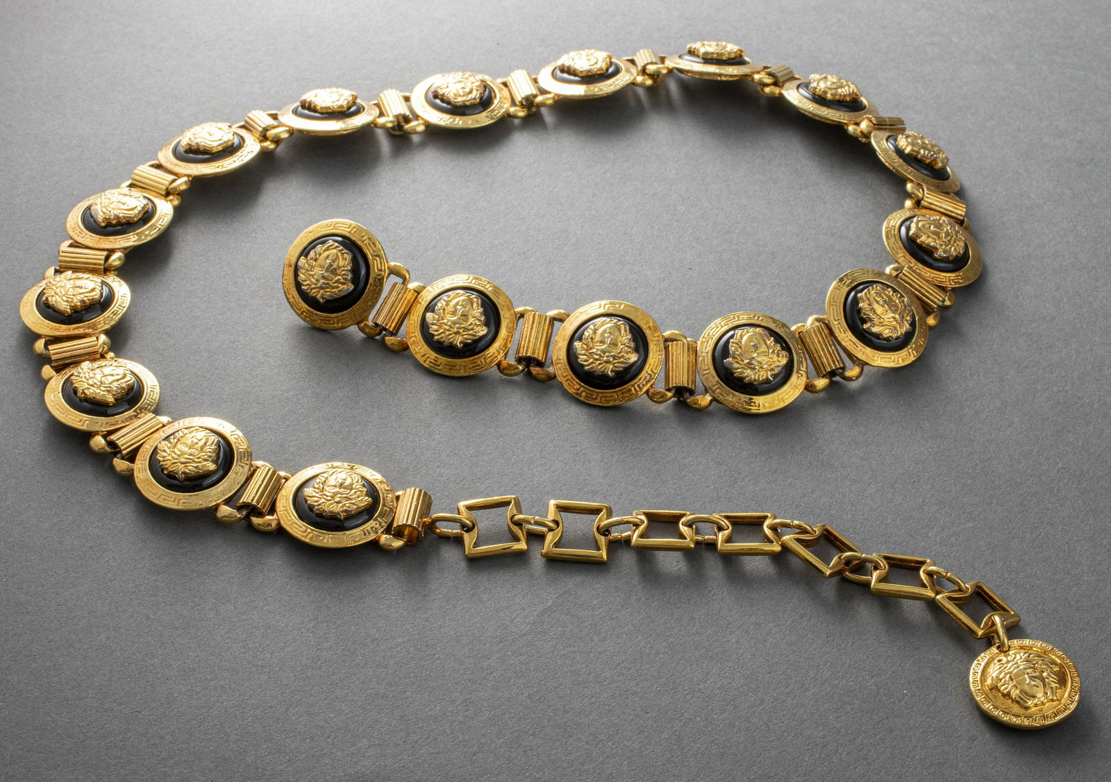 Gianni Versace Gold-Tone "Medusa" Belt (1 of 5)