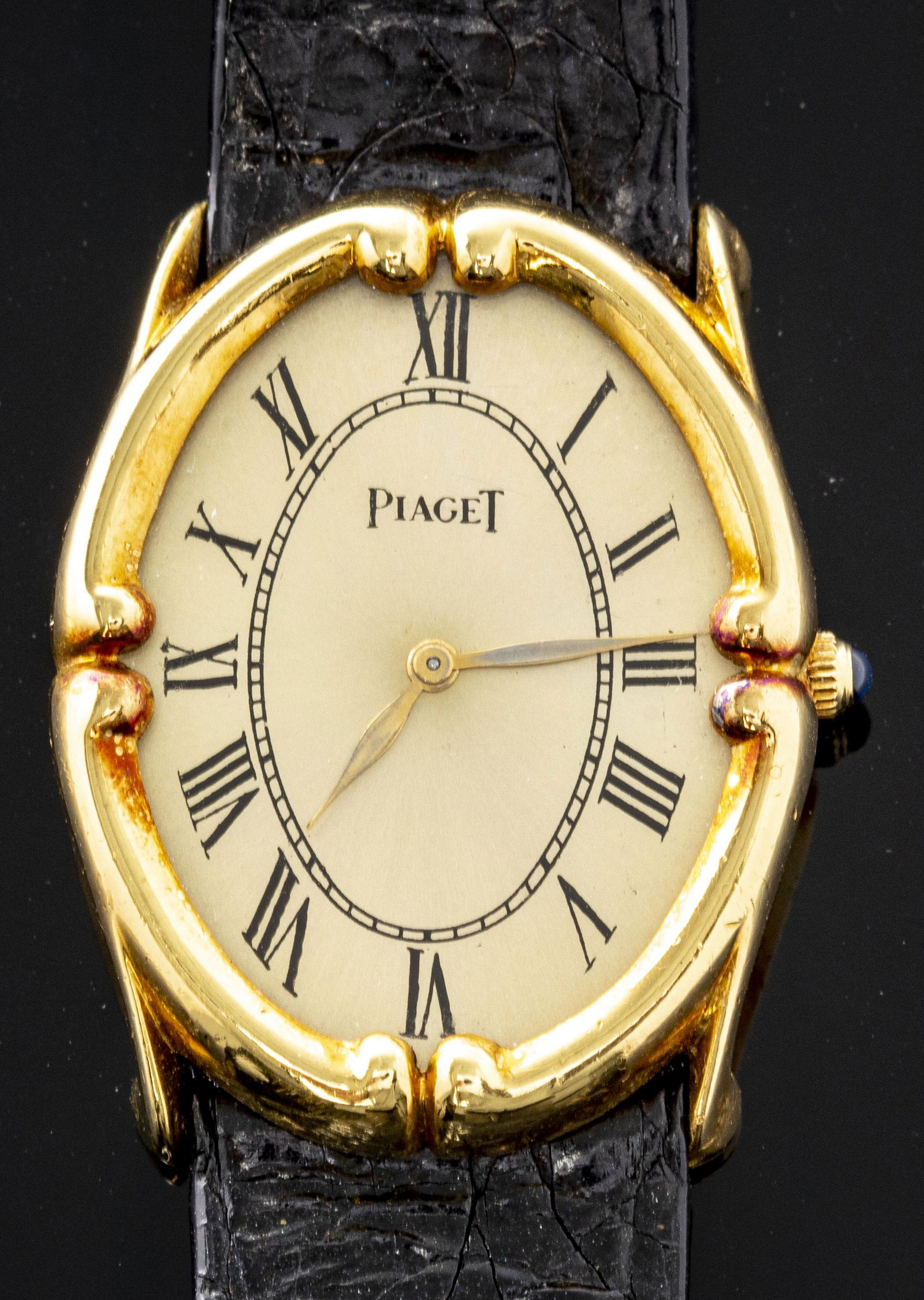 Piaget 18K Yellow Gold Oval Ladies' Wristwatch (1 of 6)