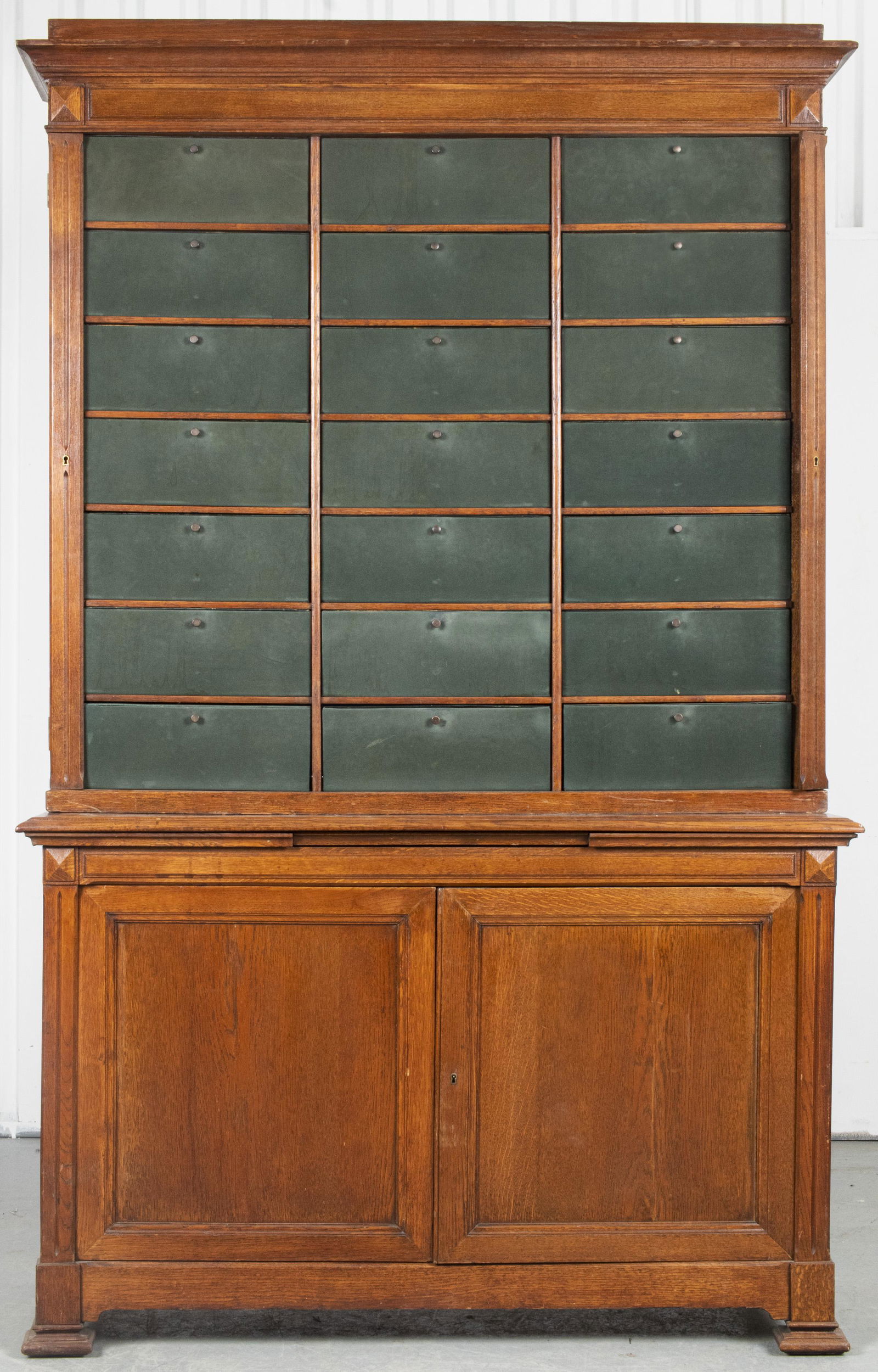 Monumental American Oak Cartonnier Cabinet (1 of 13)