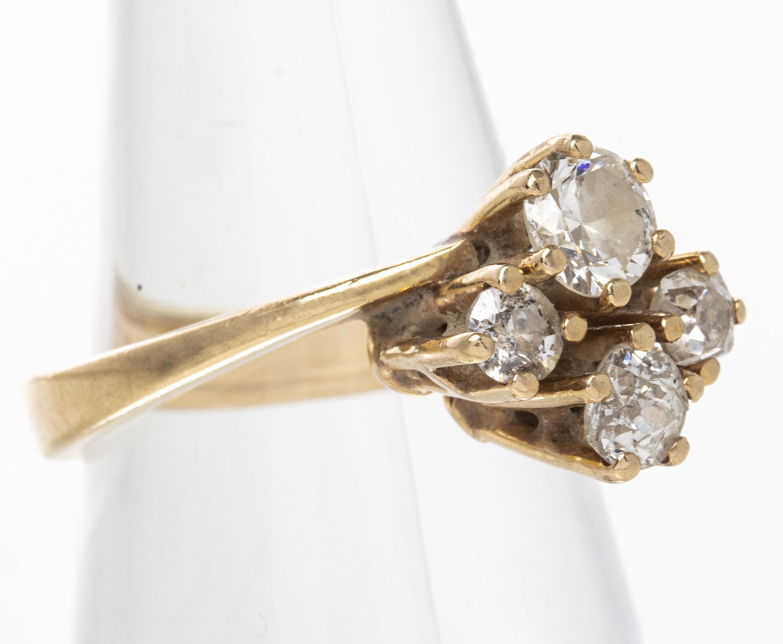 Vintage 18K Yellow Gold & Diamond Ring (1 of 6)