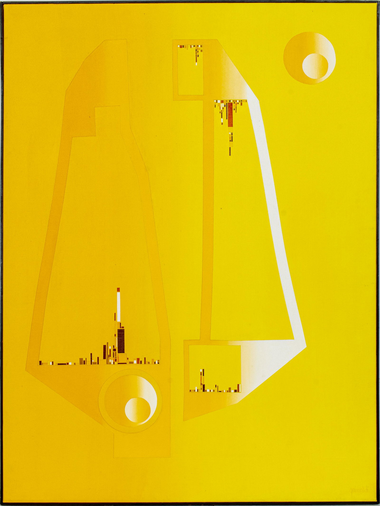 Mario Grimaldi "Love City" Mixed Media on Canvas (1 of 9)