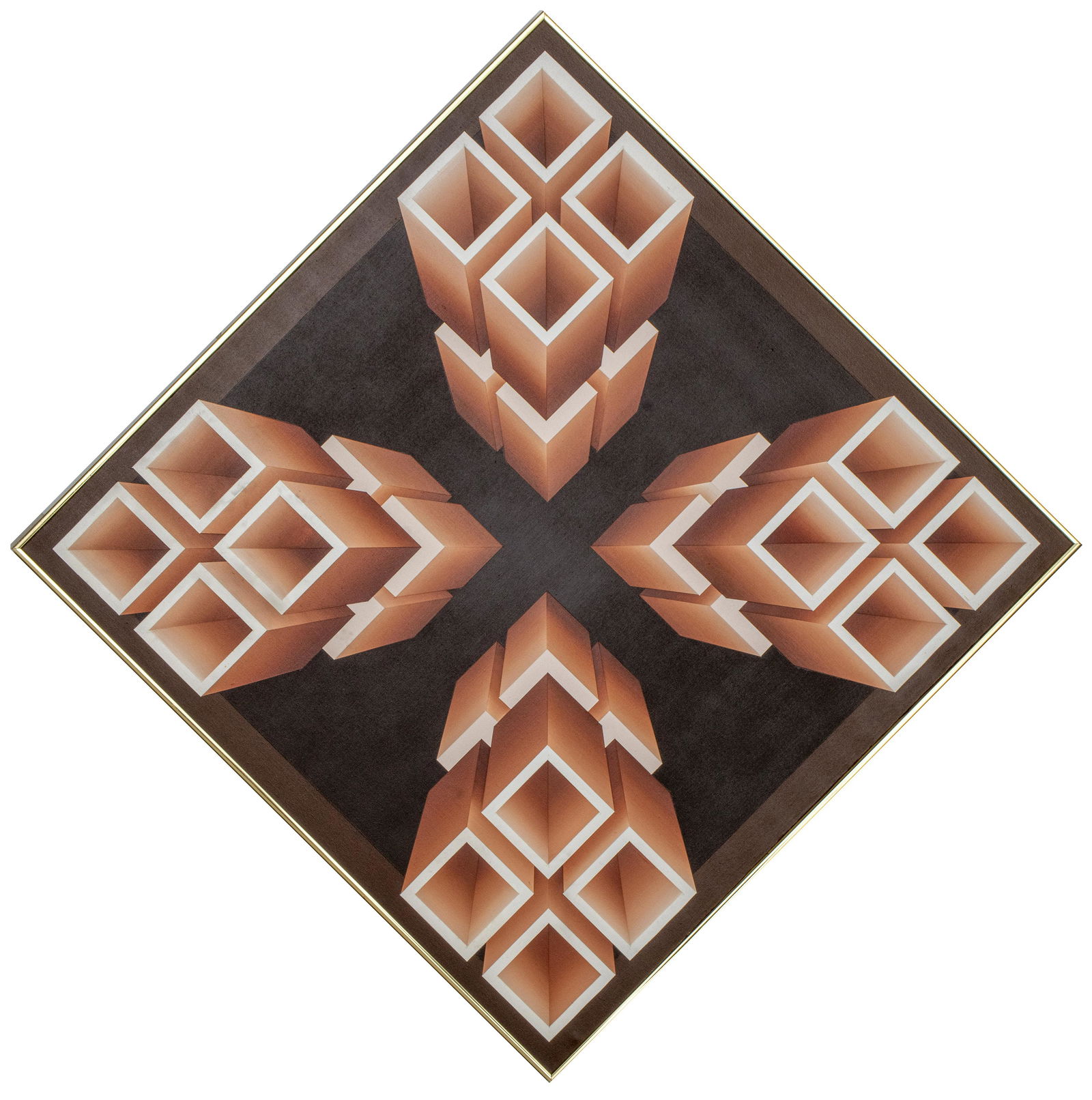 Mario Grimaldi Hard-Edge Abstraction Acrylic (1 of 5)