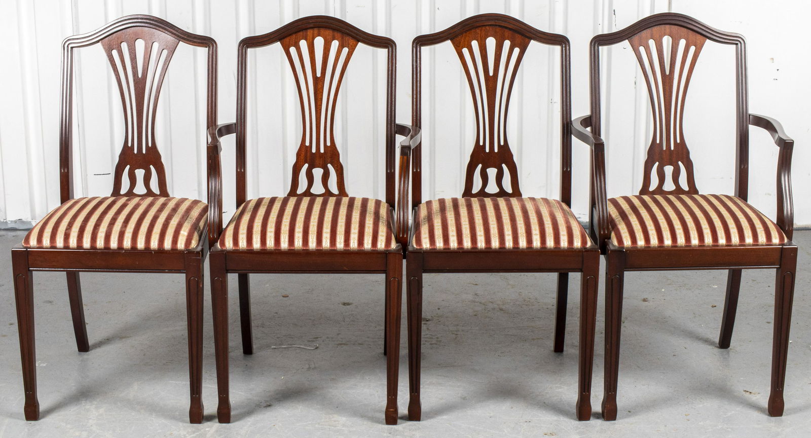 Georgian Style Mahogany Dining Chairs, 4 (1 of 8)