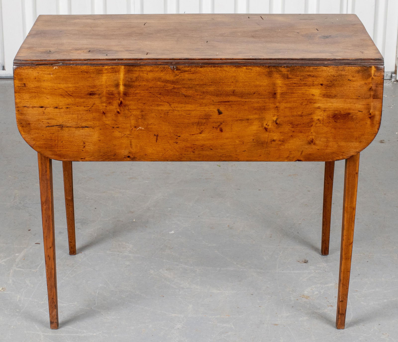 Provincial Fruitwood Drop Leaf Table (1 of 6)