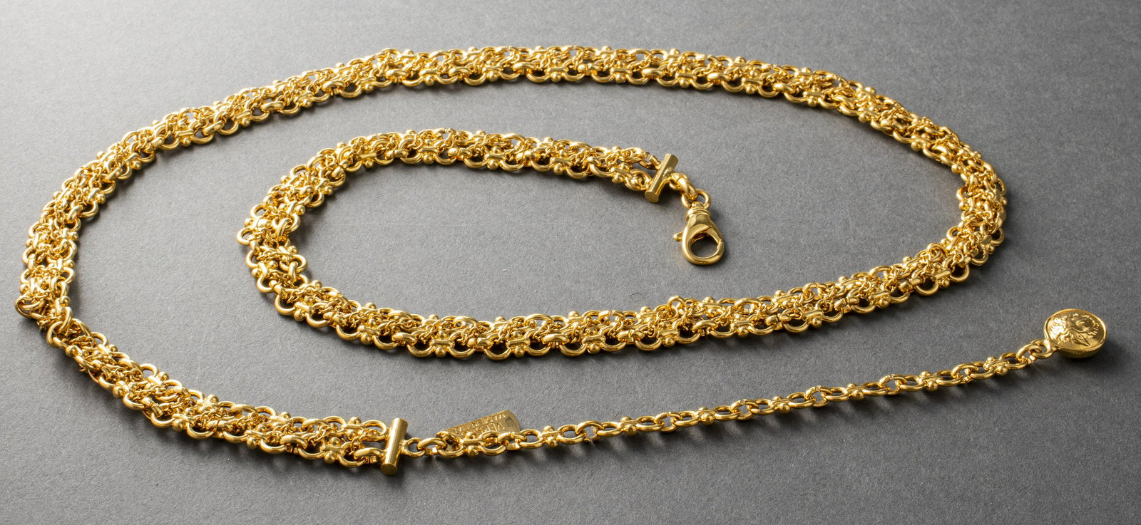 Gianni Versace Gold-Tone Chain Link Belt (1 of 4)