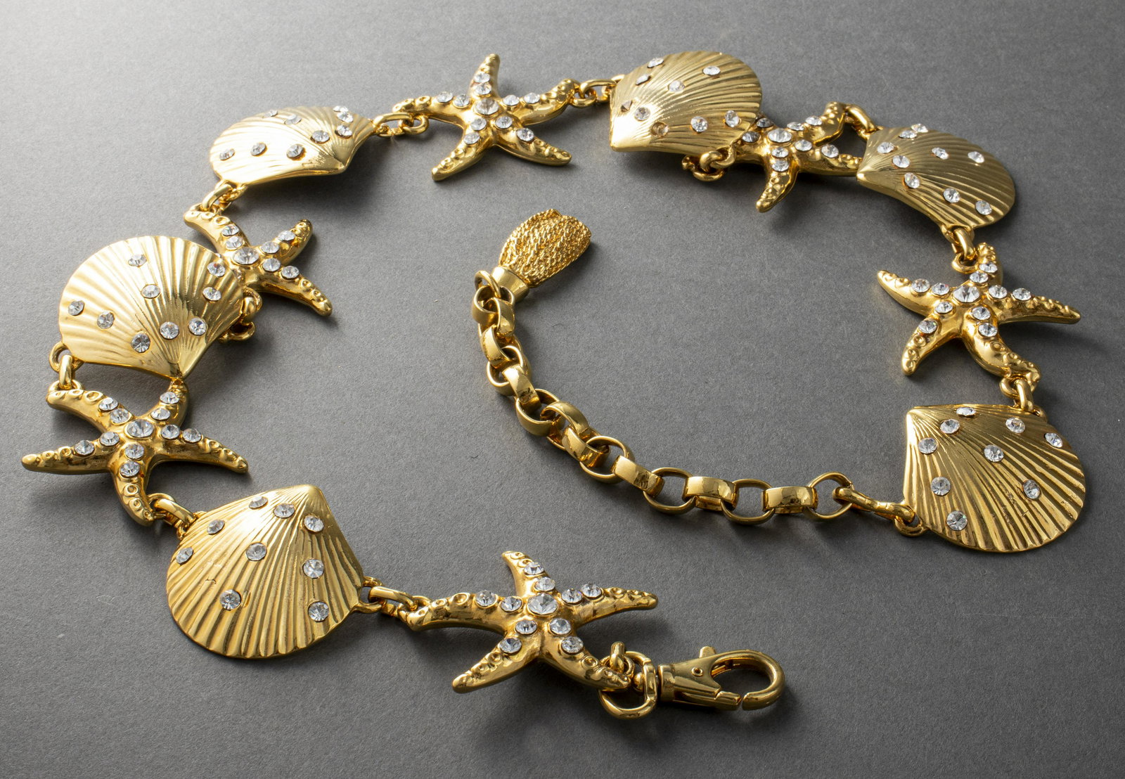 Starfish & Shell Gold-Tone Link Belt (1 of 3)