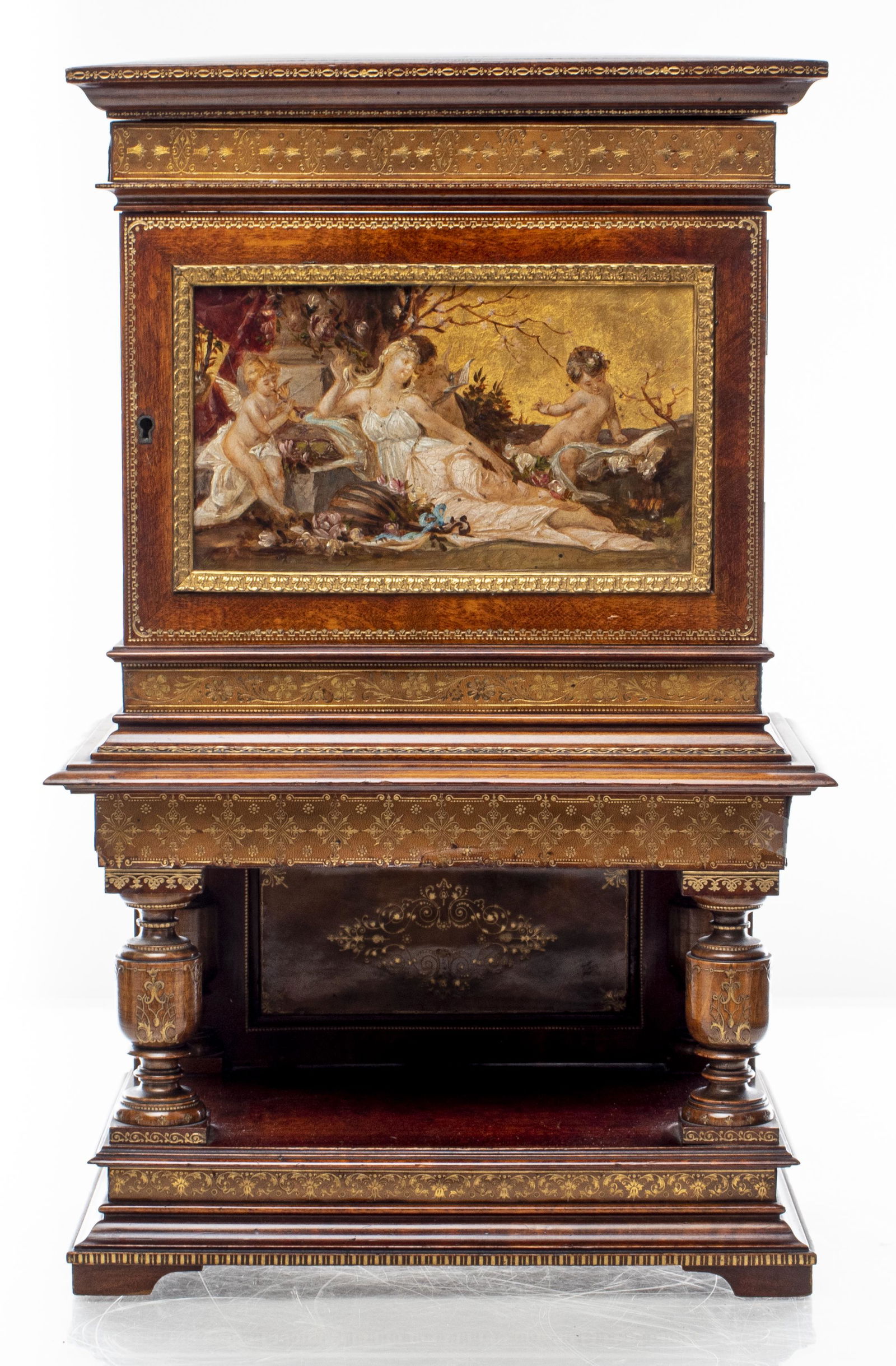 FW Papke Austrian Miniature Court Cupboard (1 of 9)