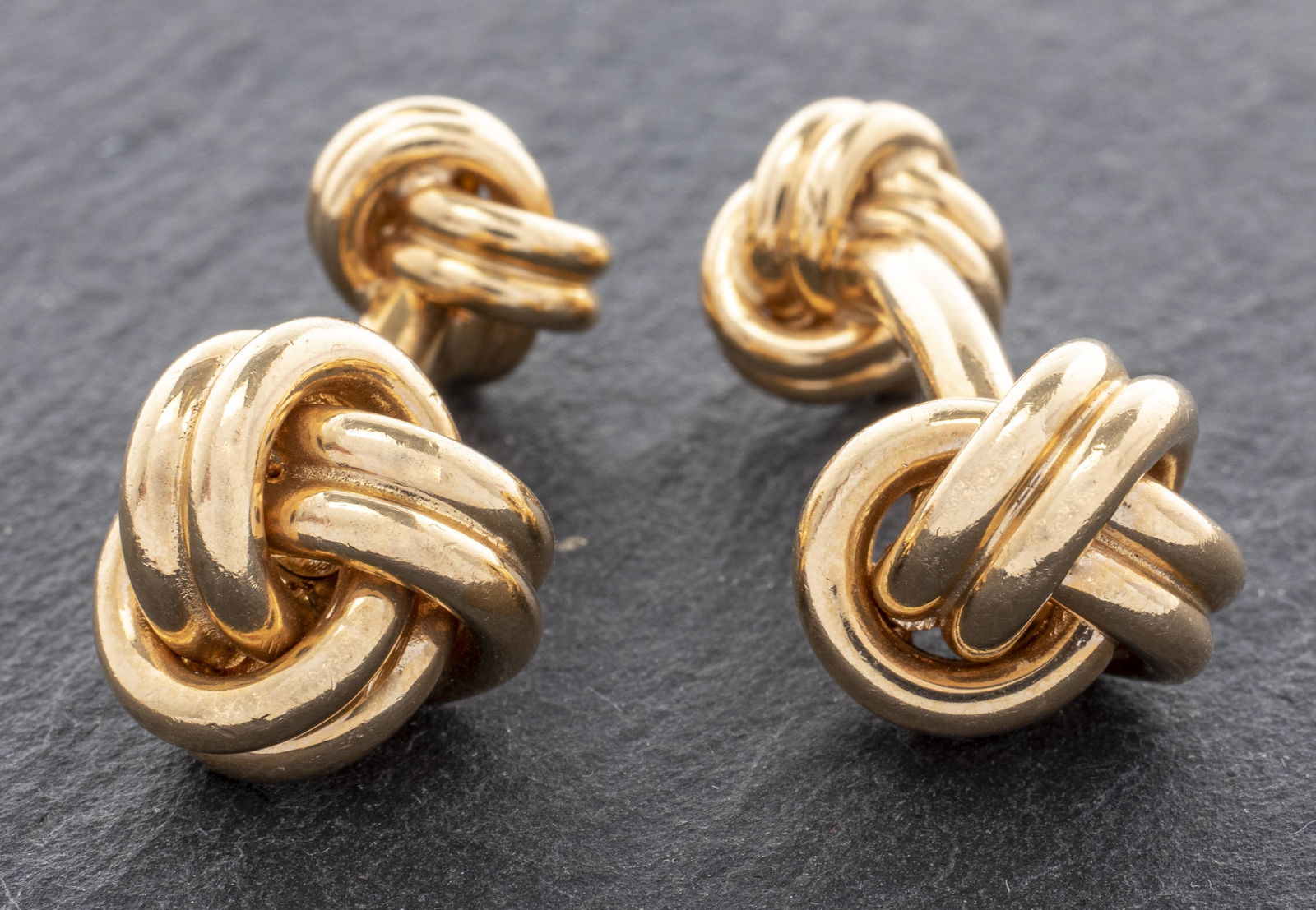 Tiffany & Co 14K Yellow Gold Double Knot Cufflinks (1 of 9)