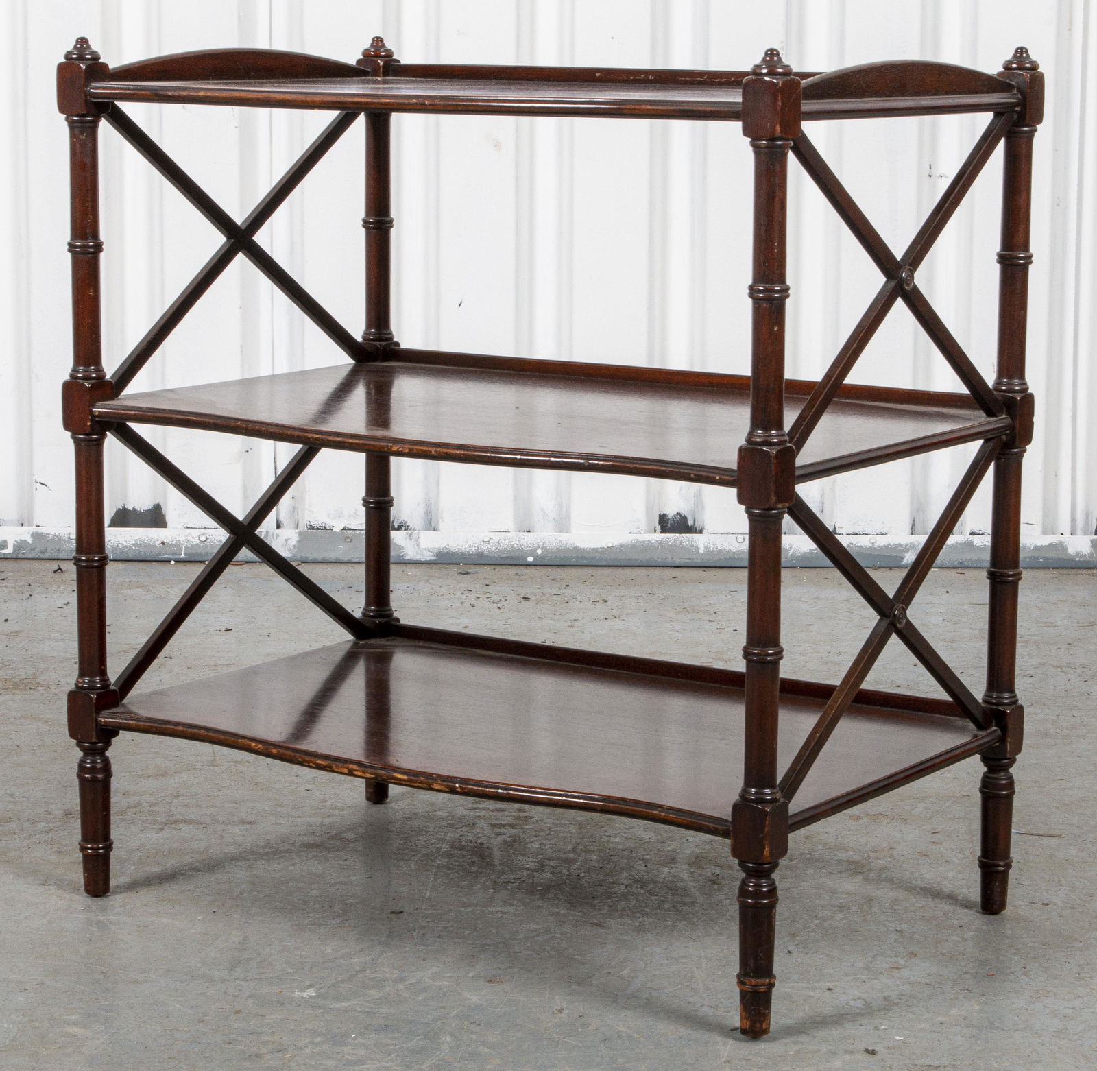 English Regency Style Mahogany Whatnot Étagère (1 of 6)