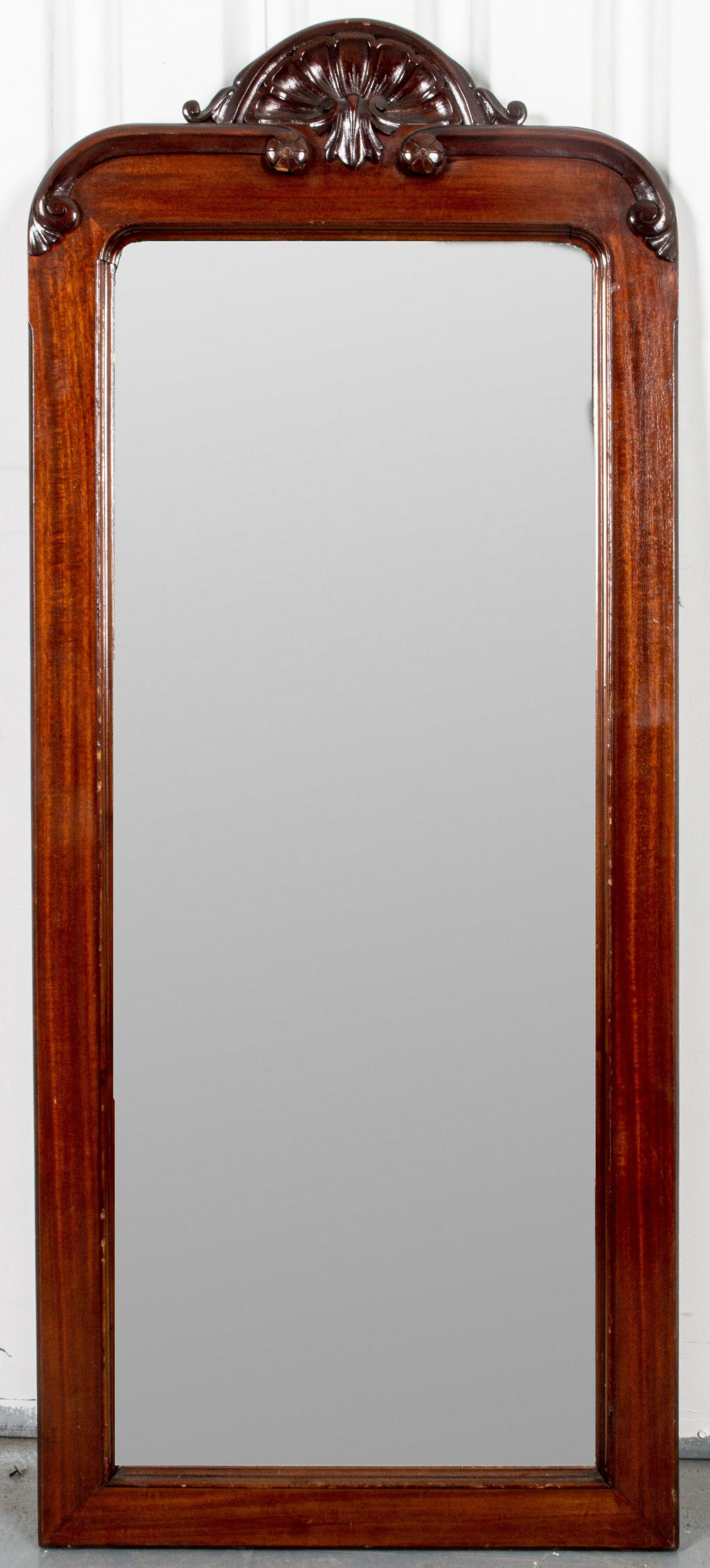 George III Style Carved Mahogany Pier Mirror (1 of 3)