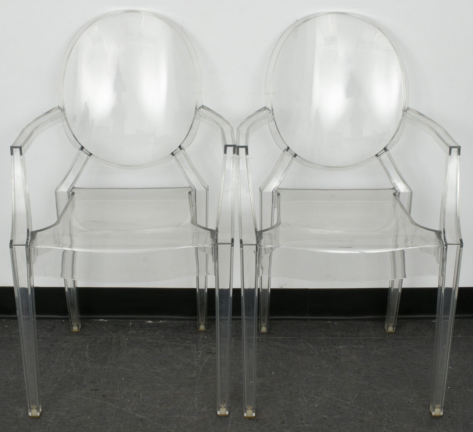 Starck for Kartell Louis Ghost Acrylic Arm Chairs (1 of 6)