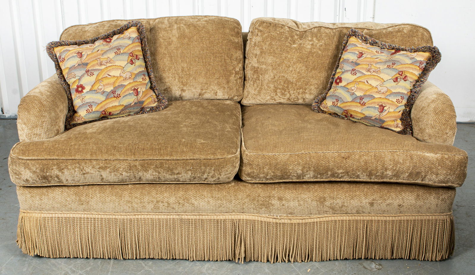 Modern Upholstered Overstuffed Sofa (1 of 9)