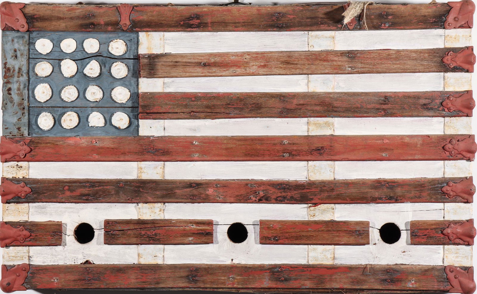 Americana Folk Art Antique Primitive Birdhouse (1 of 6)