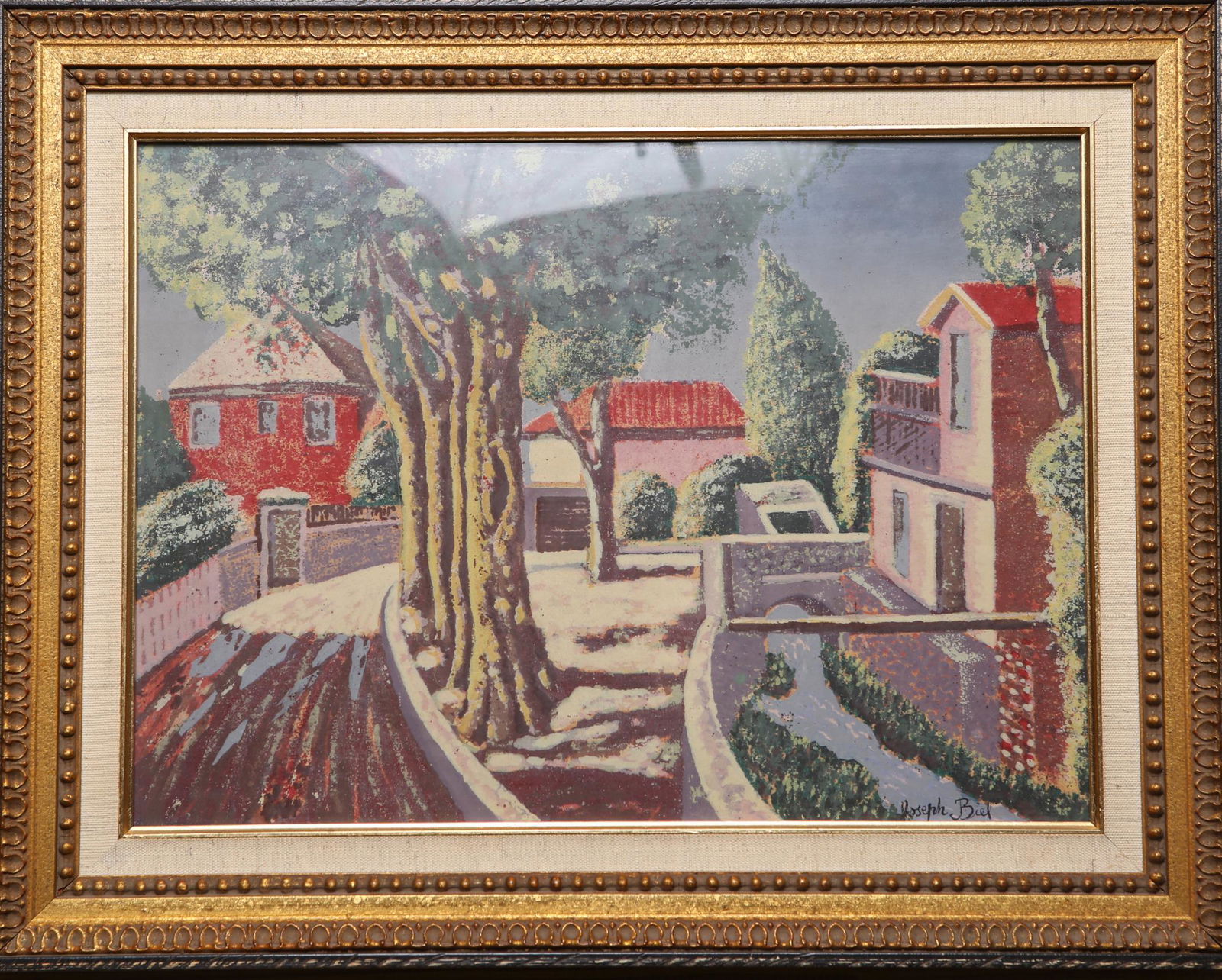 Joseph Biel Landscape Oil on Canvas (1 of 4)