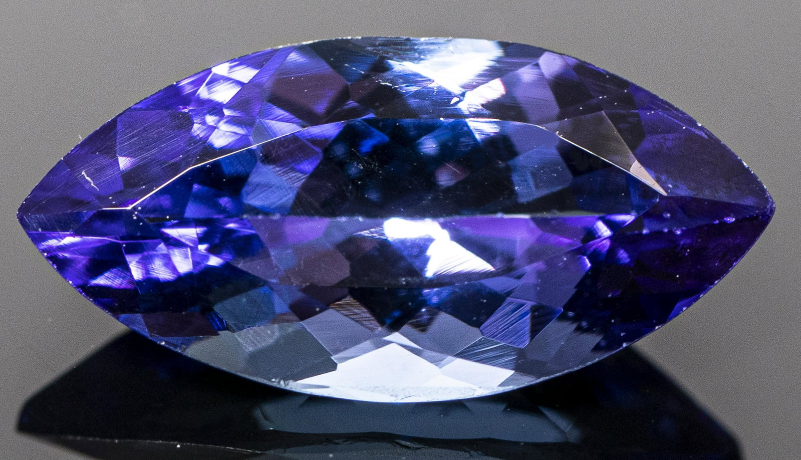 1.70 Ct. Loose Marquise-Cut Tanzanite Stone: 1.70 ct. loose marquise-cut tanzanite stone. Stone measures 12 x 6mm.