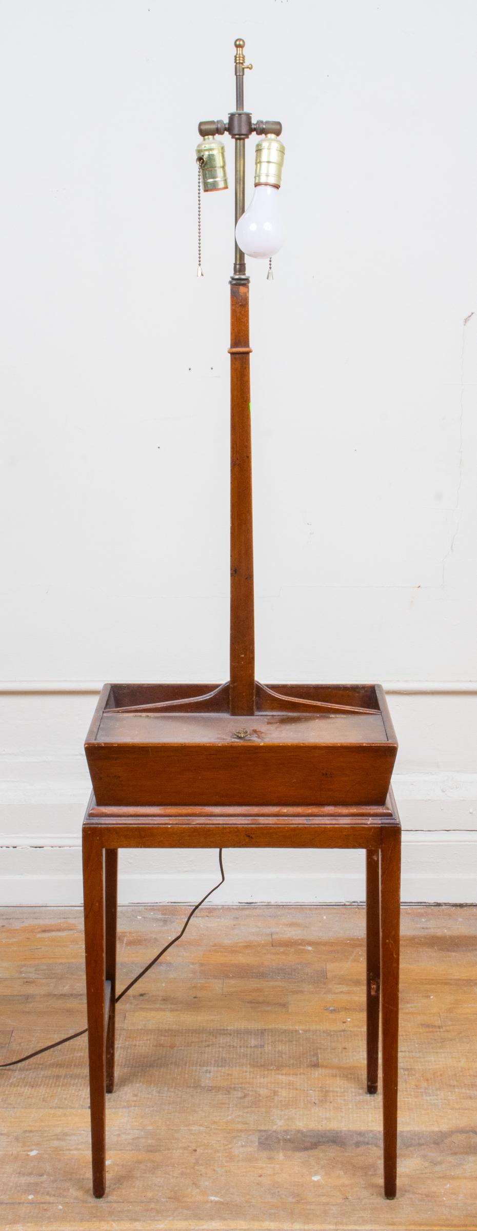 George III Style Mahogany Lamp Table (1 of 8)