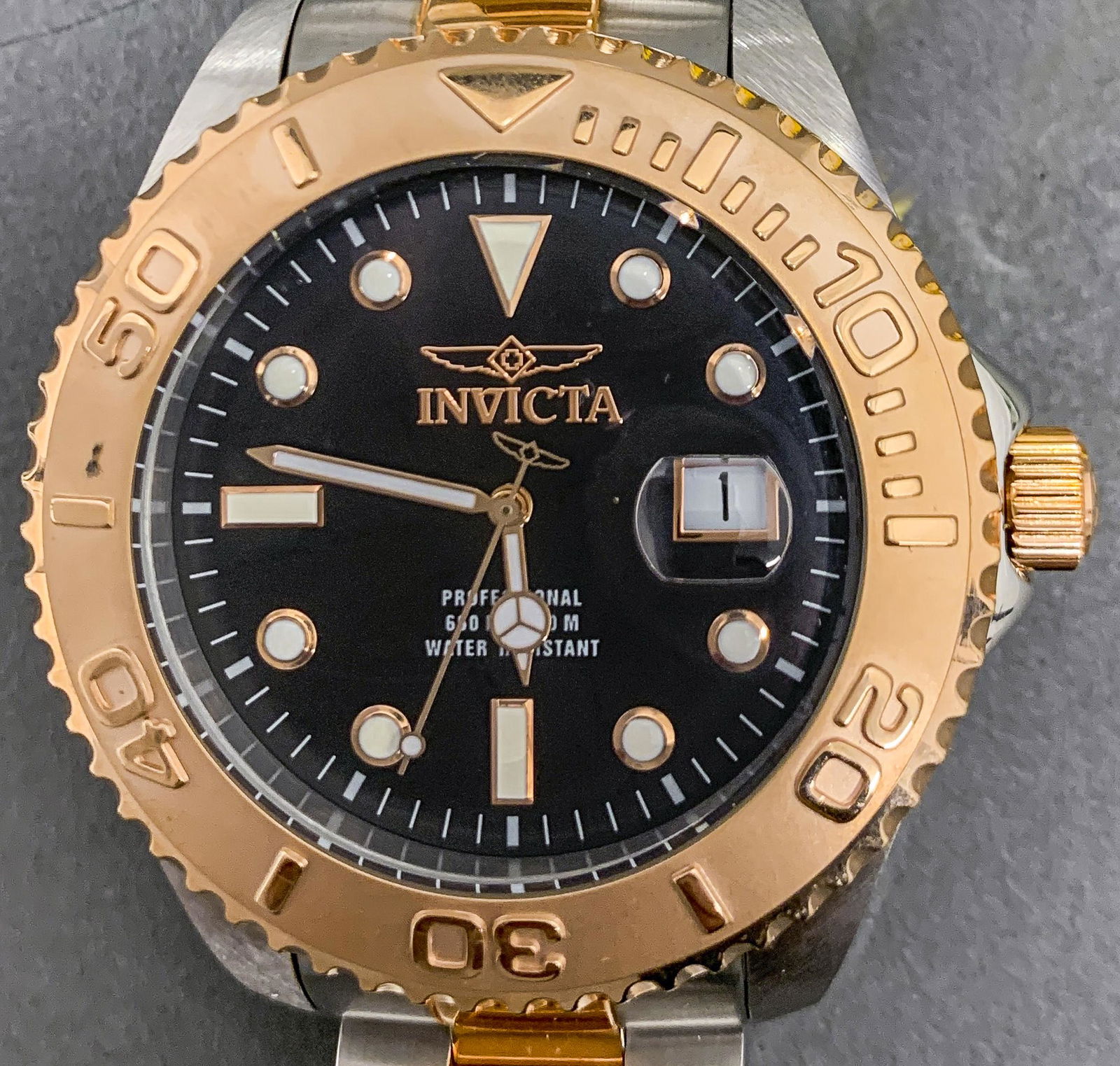 Invicta "Pro Diver" Two-Tone Watch #15188 (1 of 3)