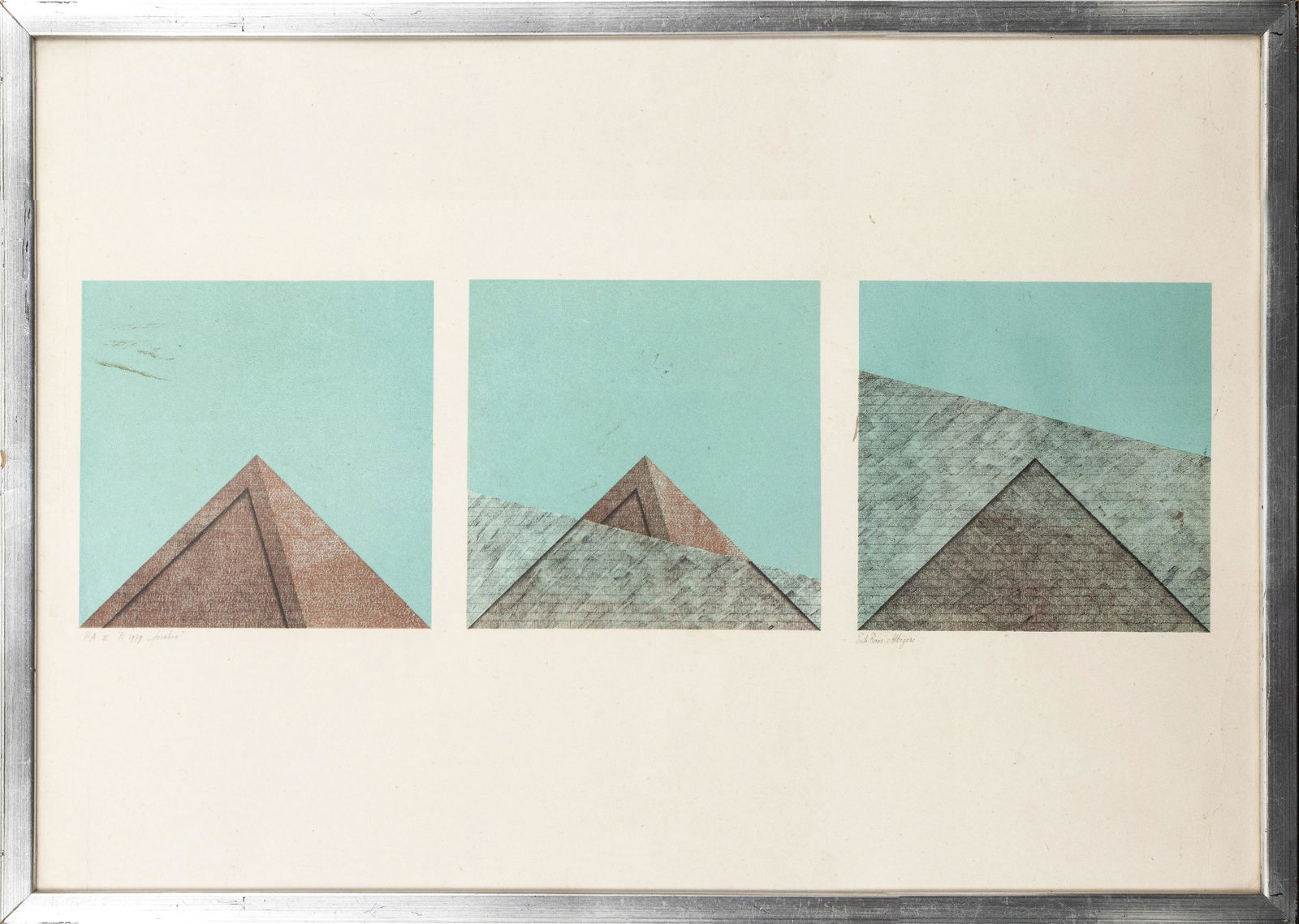 Erik Roos "Albigesi" Serigraph Triptych (1 of 8)