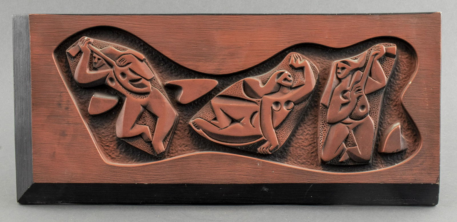 Ruth Faktorowitsch Mid-Century Ceramic Plaque (1 of 12)