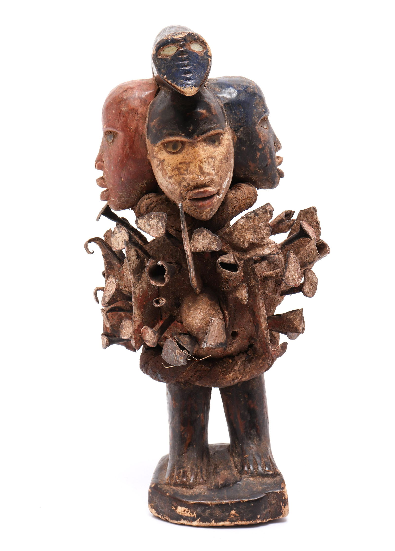 African Nkisi Nkondi Power Figure Fetish Sculpture (1 of 5)
