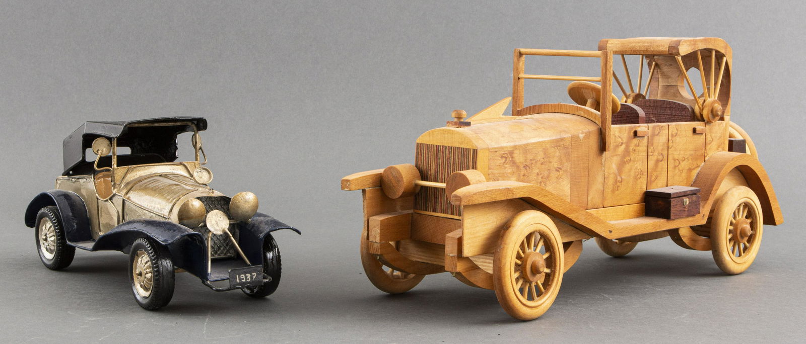 Handcrafted Vintage Toy / Model Cars, 2 PCS (1 of 5)