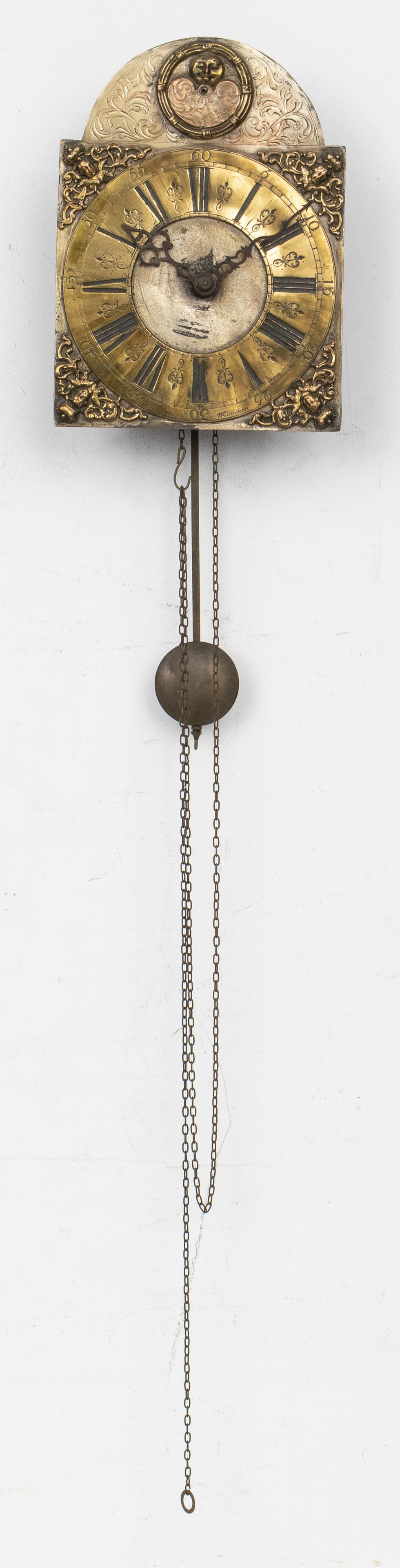 Tagemann Munich German Etched Brass Wall Clock (1 of 5)