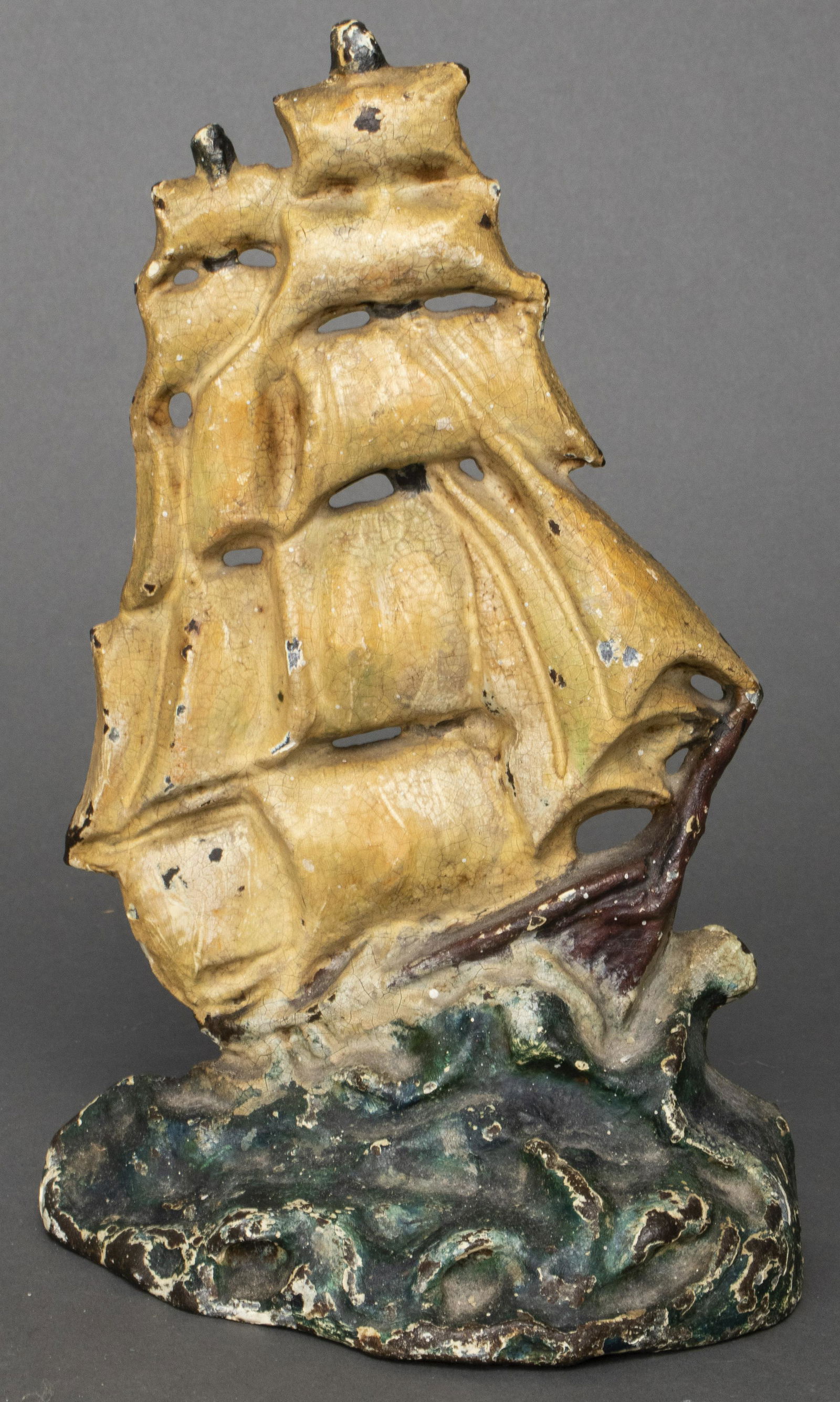 Nautical Maritime Cast Iron Ship Doorstop (1 of 3)