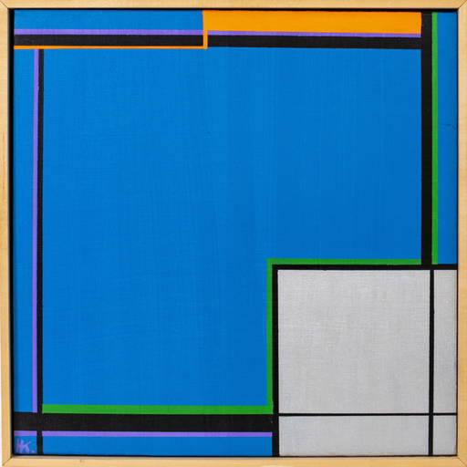 Herman Hershel Kahan Abstract Acrylic on Canvas Sep 12, 2021