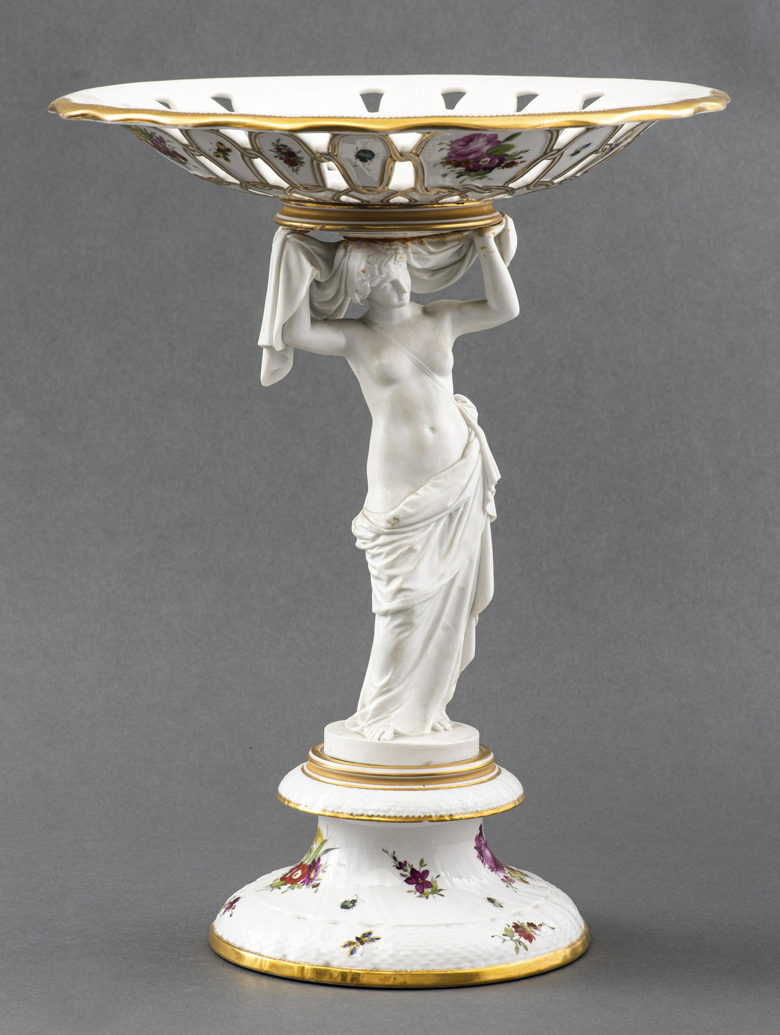 Royal Copenhagen Reticulated Porcelain Tazza (1 of 11)