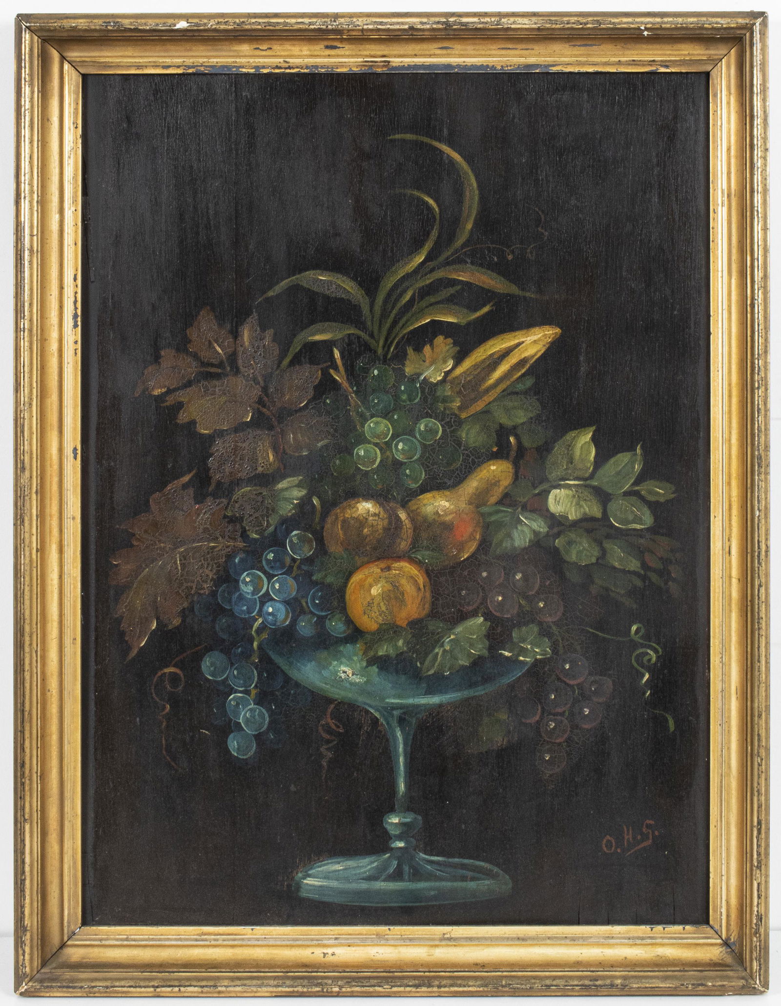 Antique Dutch School Fruit Still Life Oil on Panel (1 of 9)